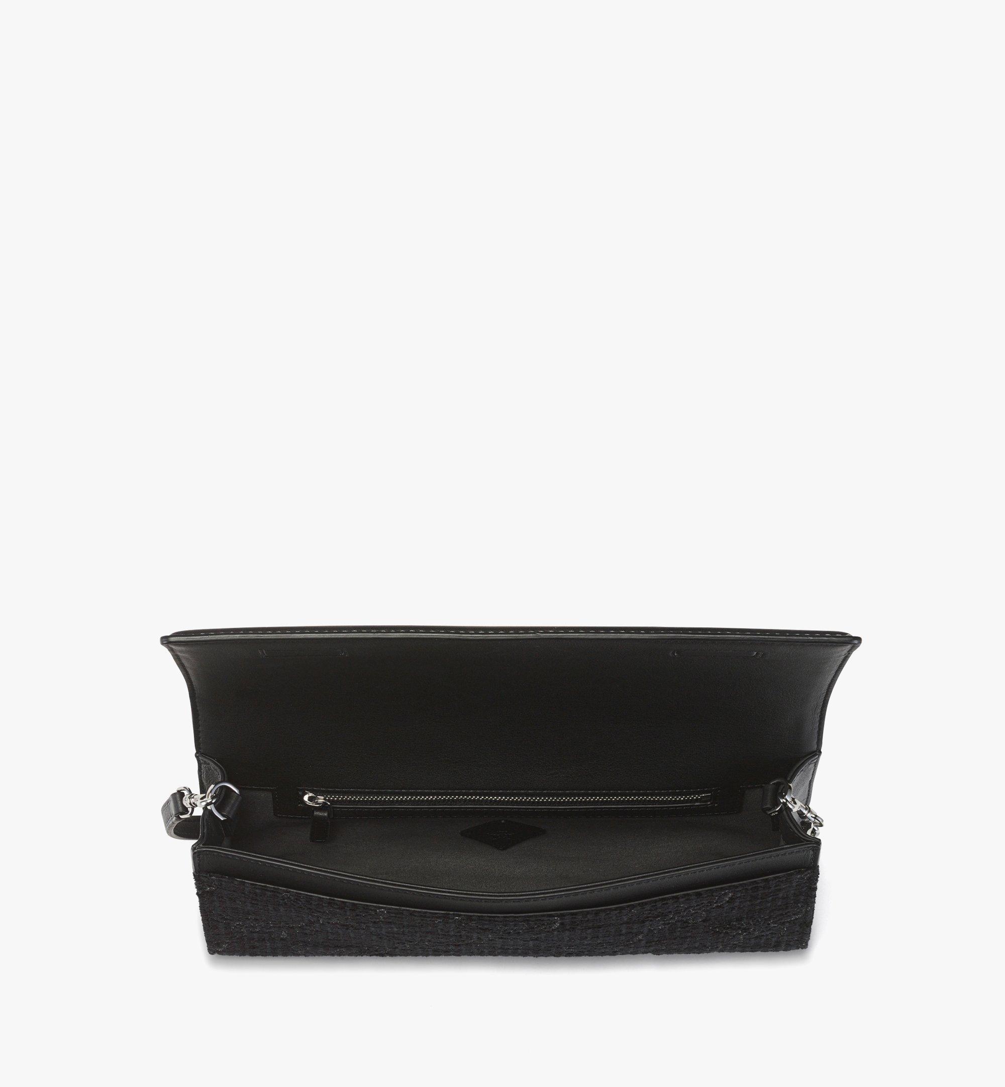 MCM Diamond Clutch in Lauretos Lurex Jacquard Black MWCGSAK01BK001 Alternate View 2