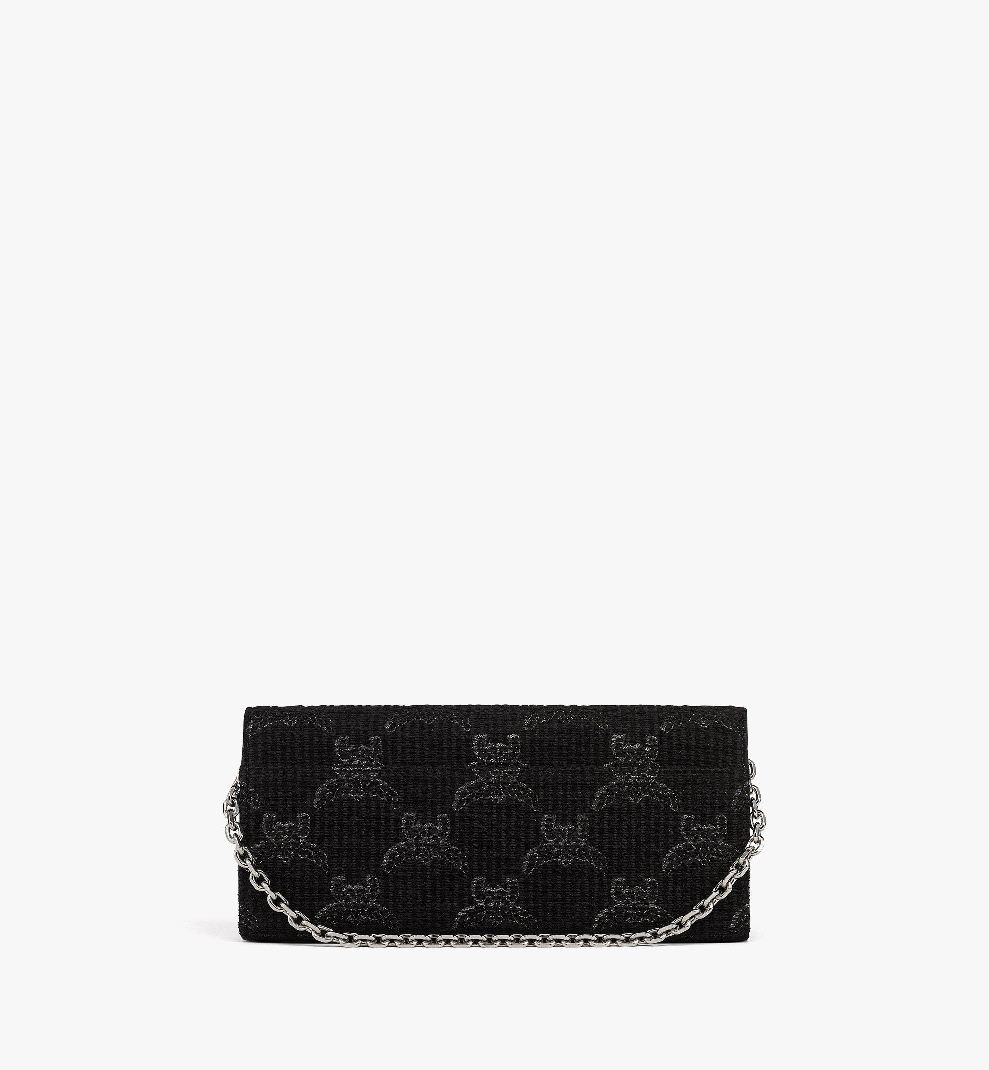 MCM Diamond Clutch in Lauretos Lurex Jacquard Black MWCGSAK01BK001 Alternate View 3