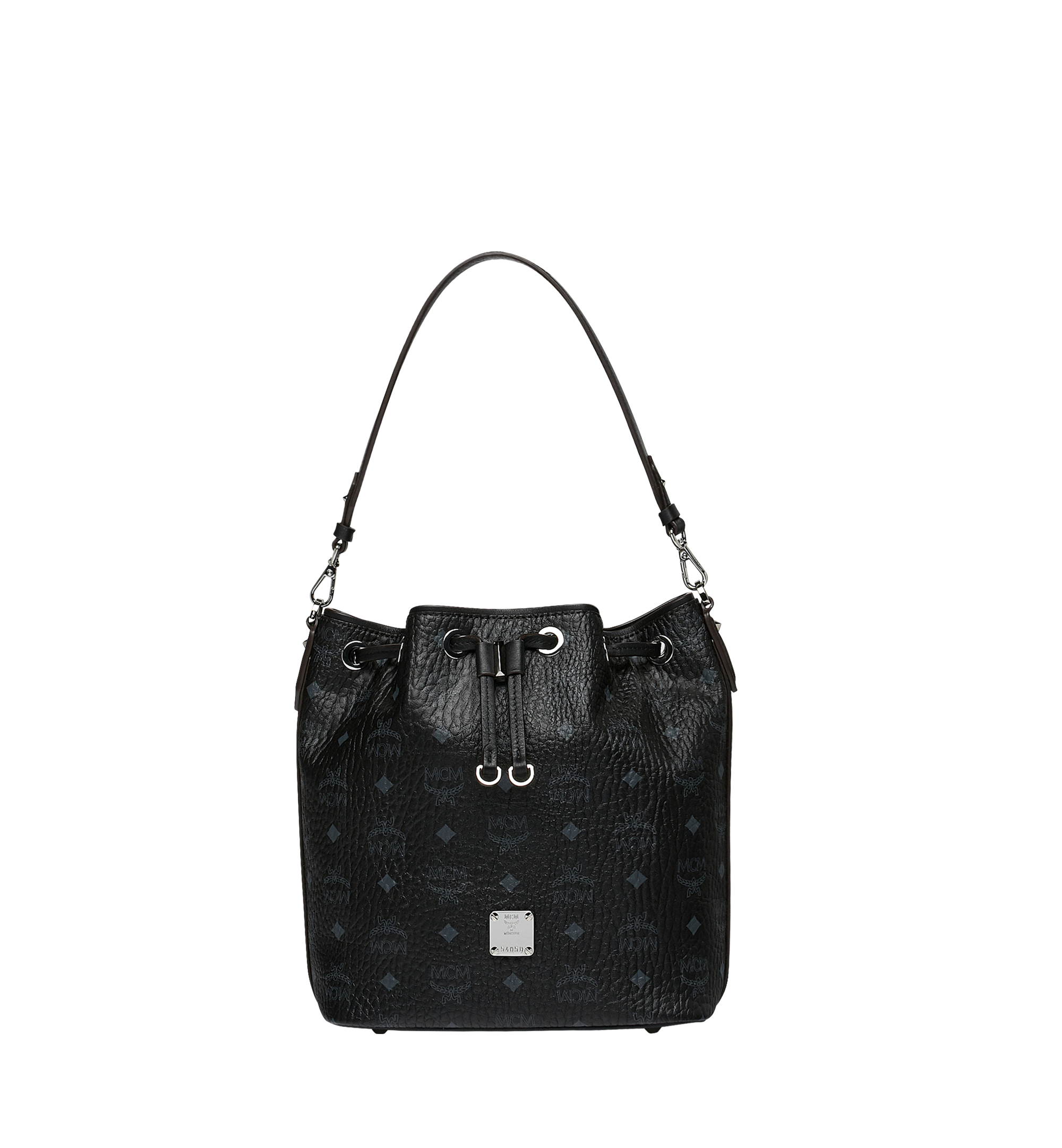 MCM Sac à cordon Essential en Visetos Black MWD9SSE71BK001 Plus de photos 1