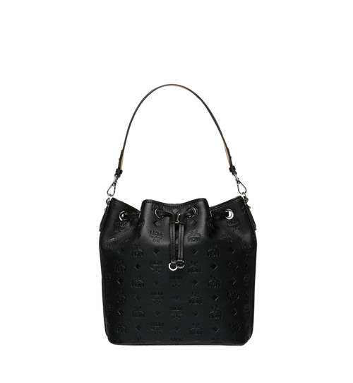 Small Aren Drawstring Bag in Monogram Leather Black | MCM ®US Small Aren Drawstring Bag in Monogram Leather Black | MCM ®US