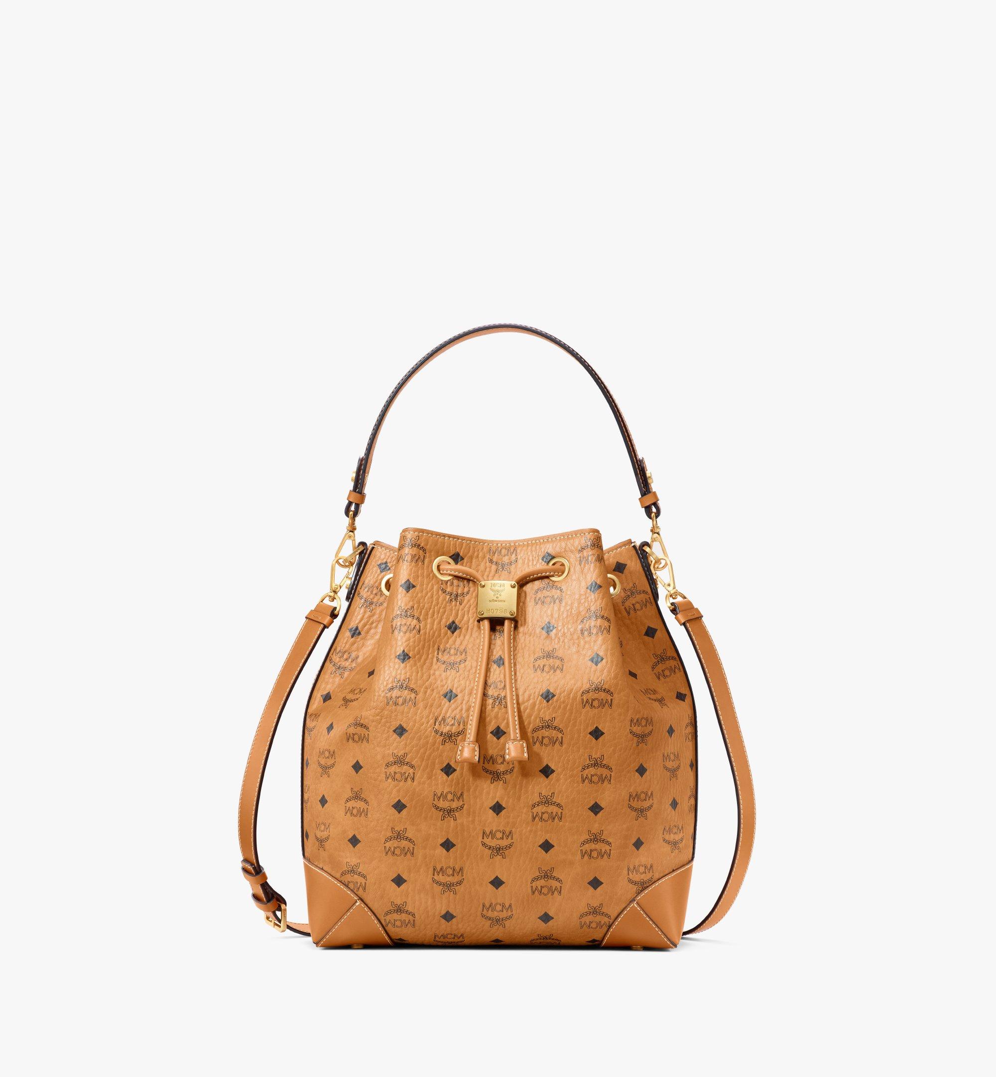 Louis Vuitton Monogram Large Drawstring Bucket Bag Brown