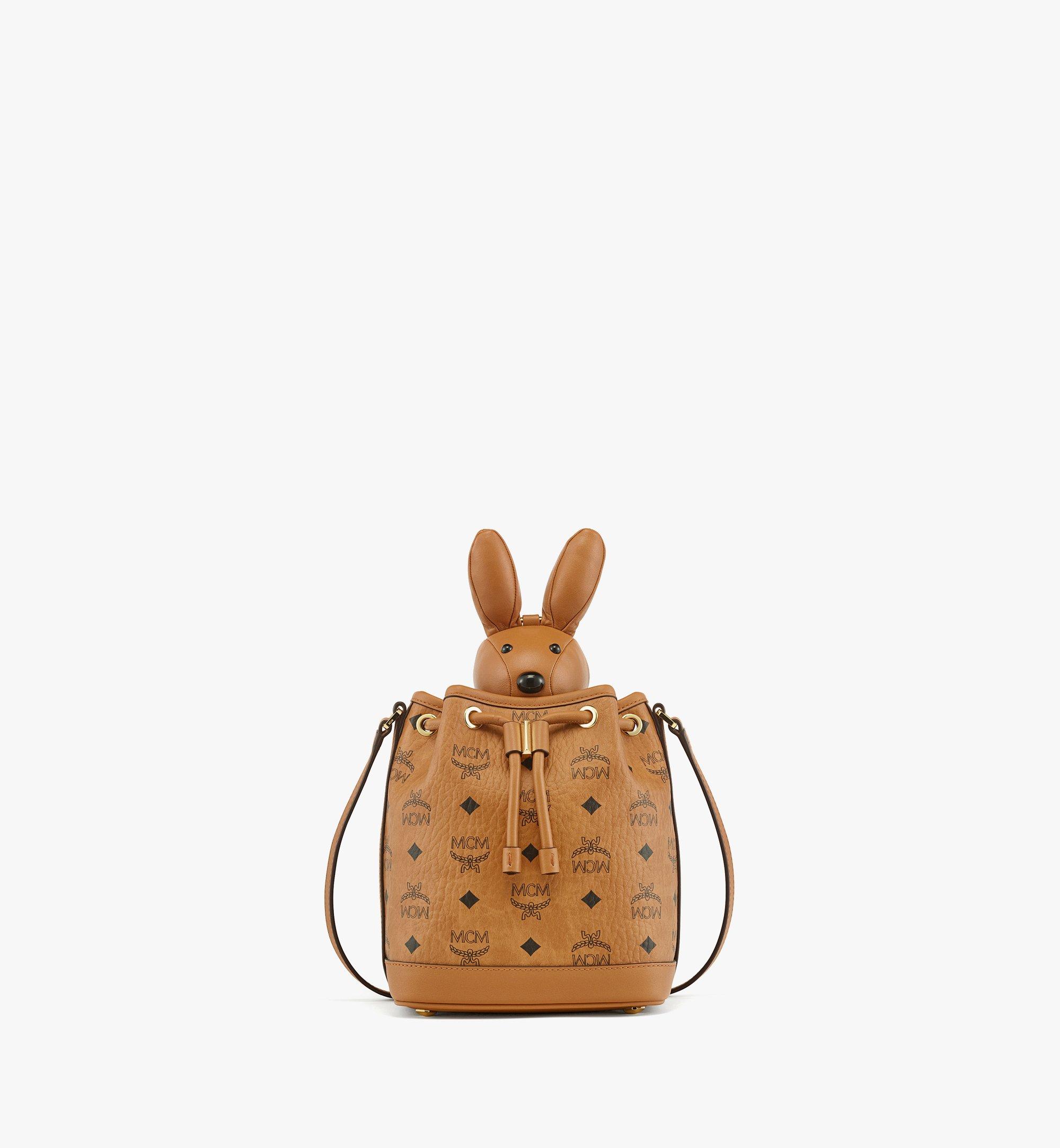 กระเป๋าหูรูด MCM Park Rabbit ลาย Visetos