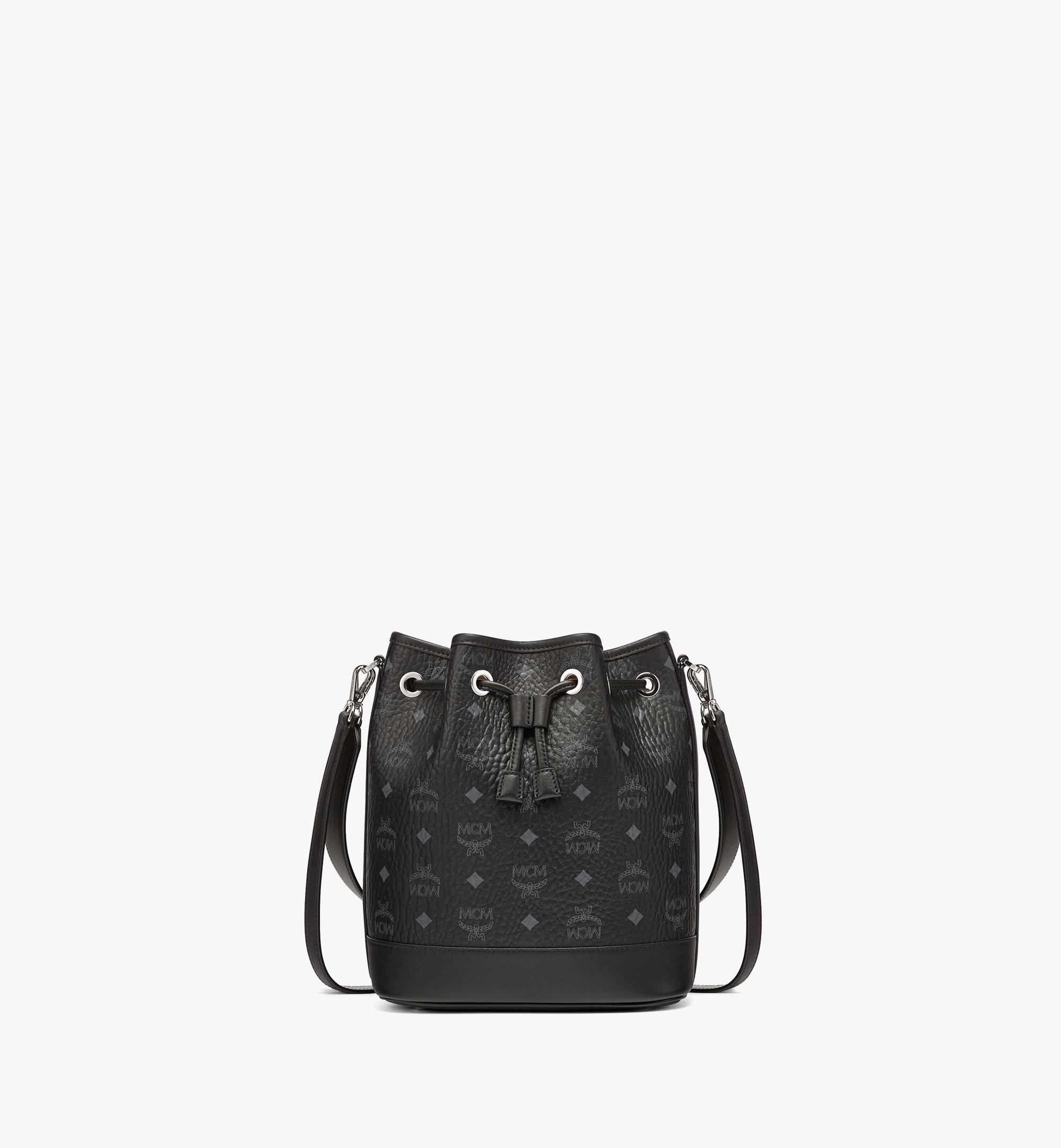 Mcm Drawstring Visetos Bucket Bag