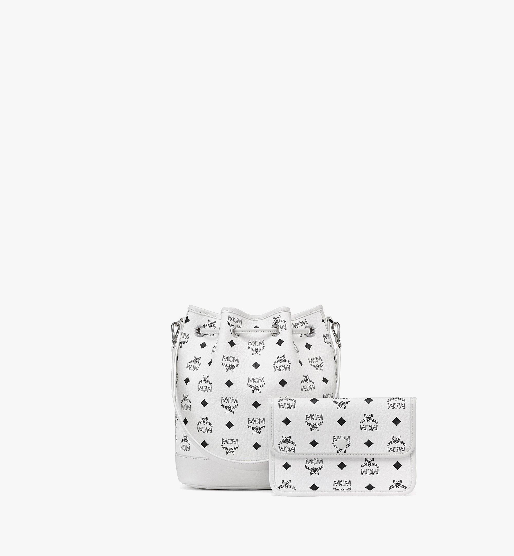 Mcm white tote hot sale