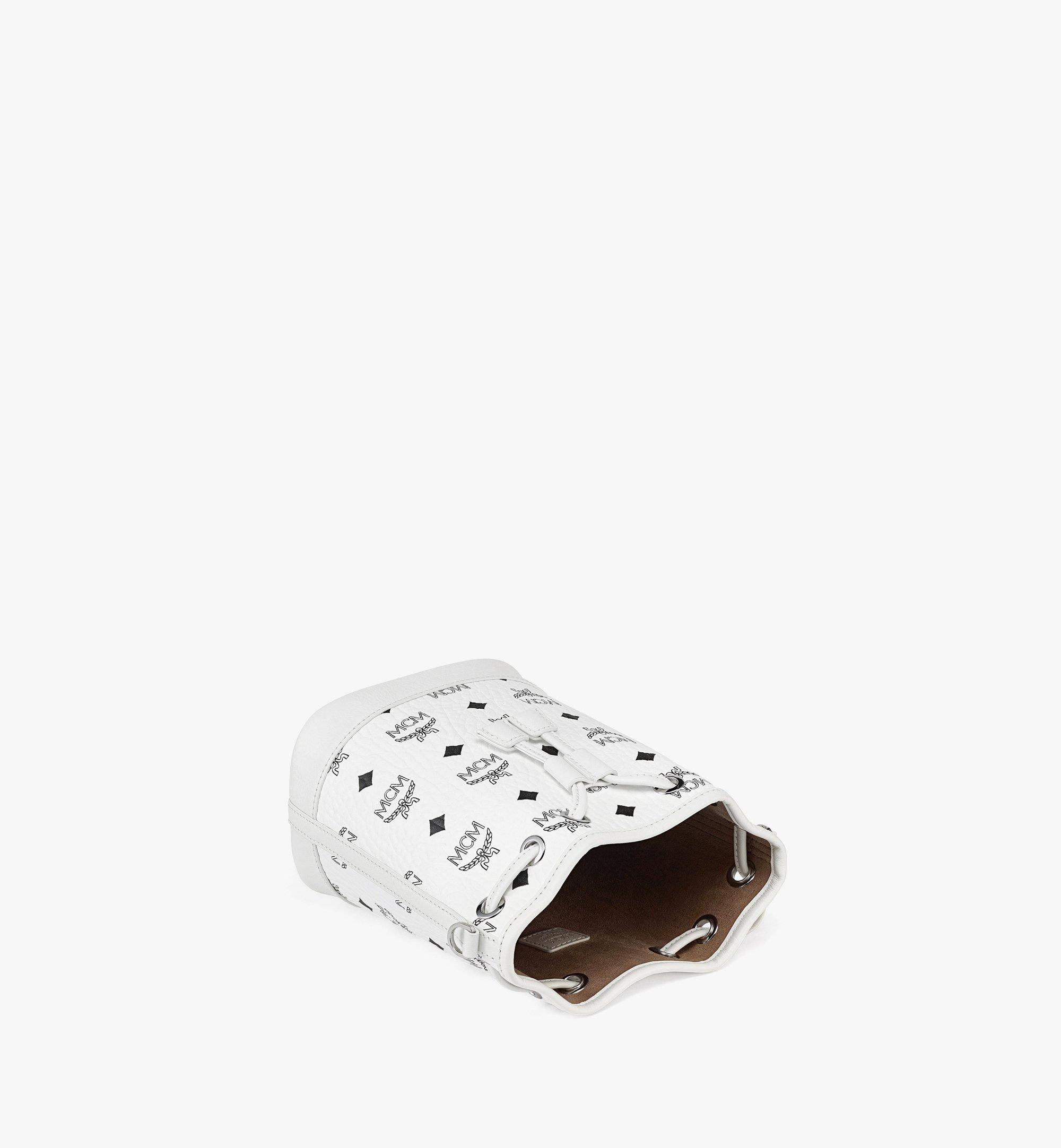MCM Sac à cordon Dessau en Visetos White MWDCSDU03WT001 Plus de photos 2