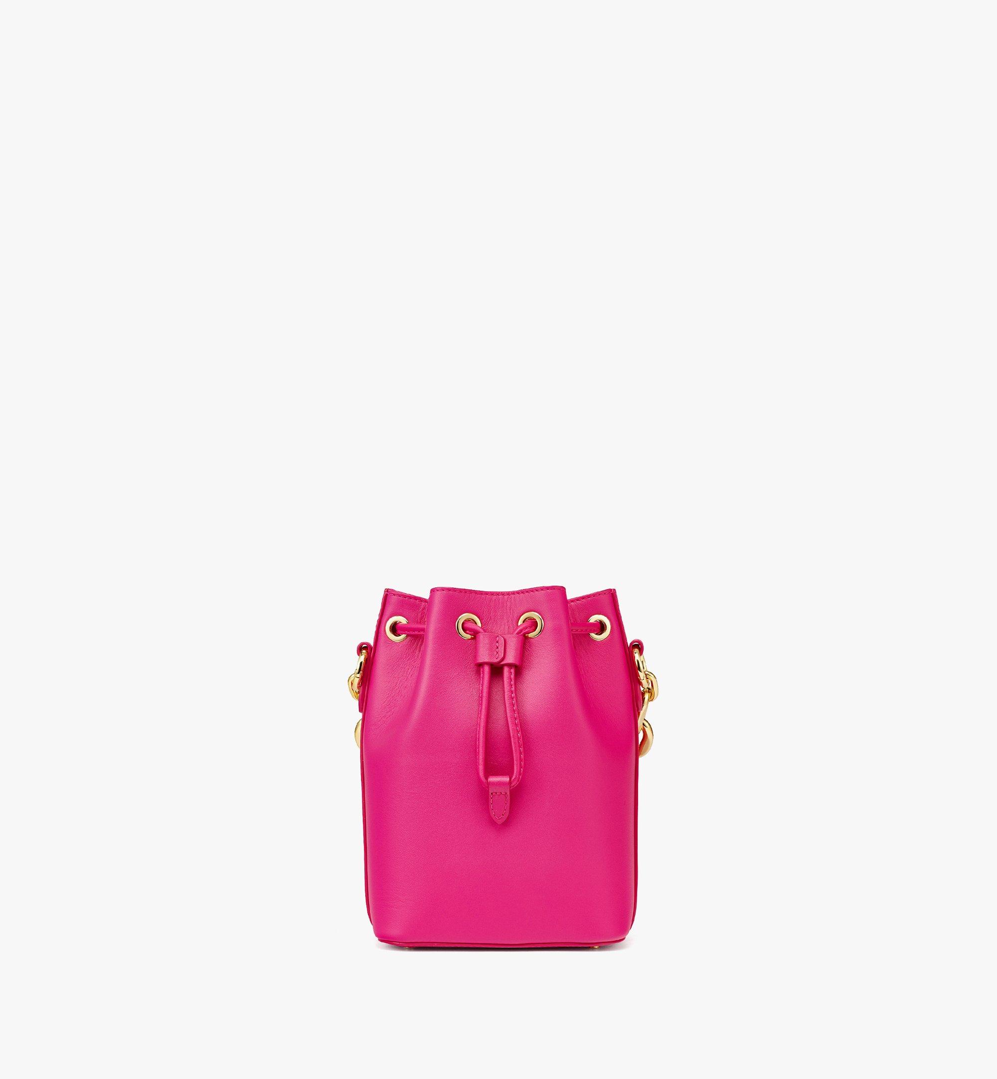 Mcm bucket bag pink new arrivals