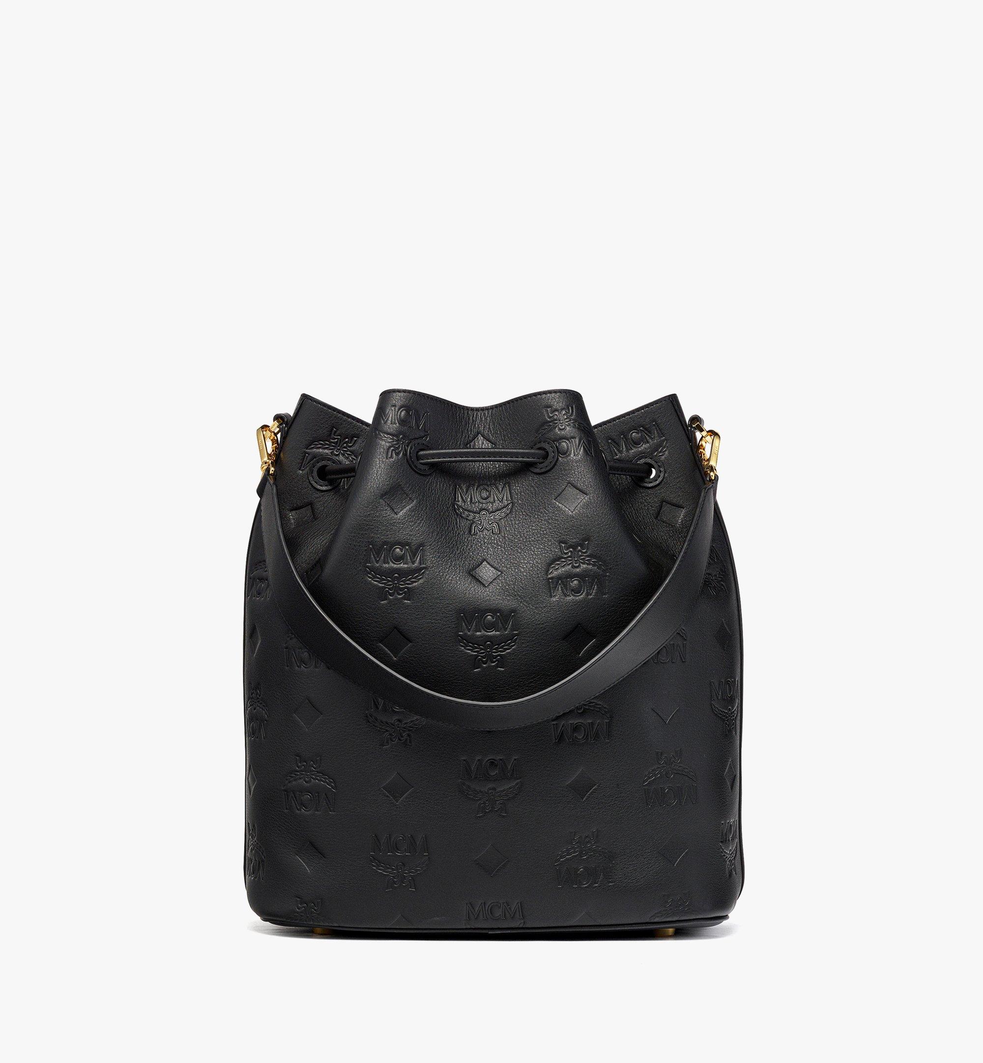 Mcm drawstring 2024 bucket bag