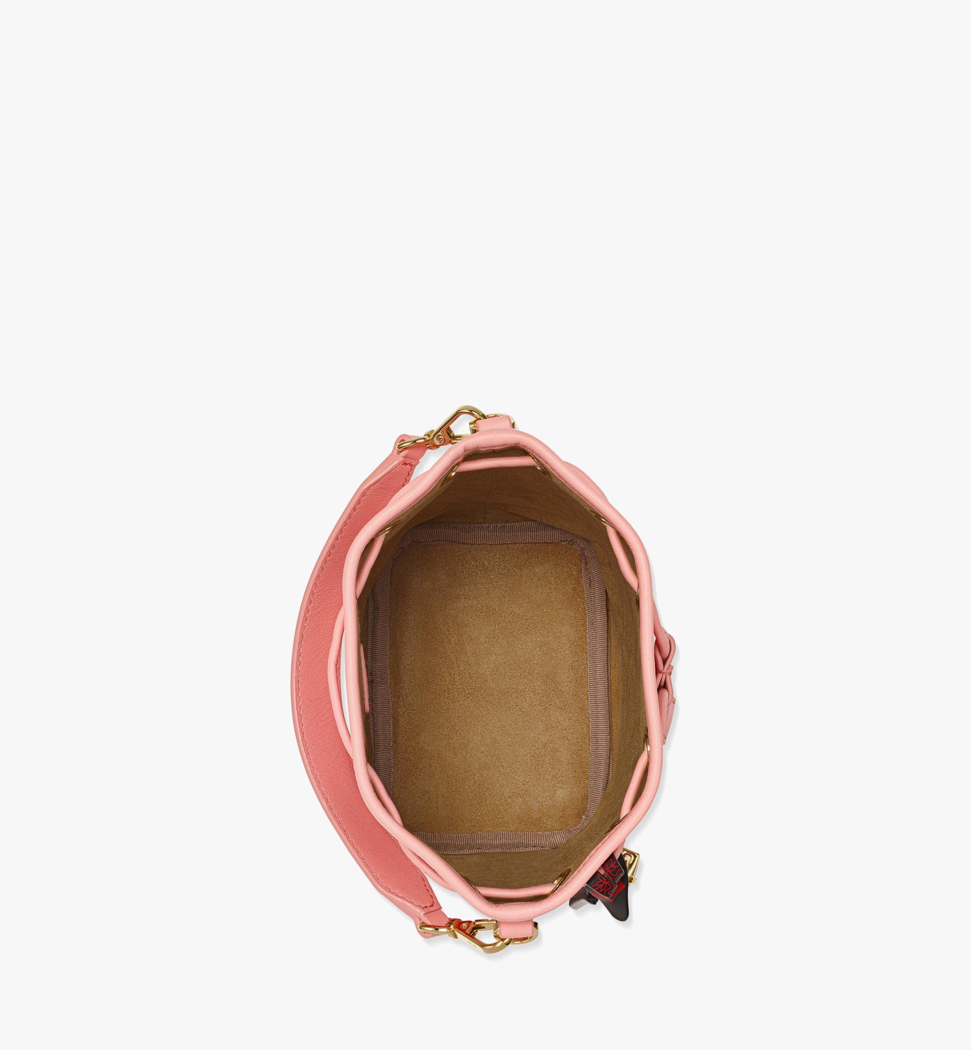 MCM Dessau Drawstring in Meta Safari Canvas Pink MWDDSDU07QH001 Alternate View 2