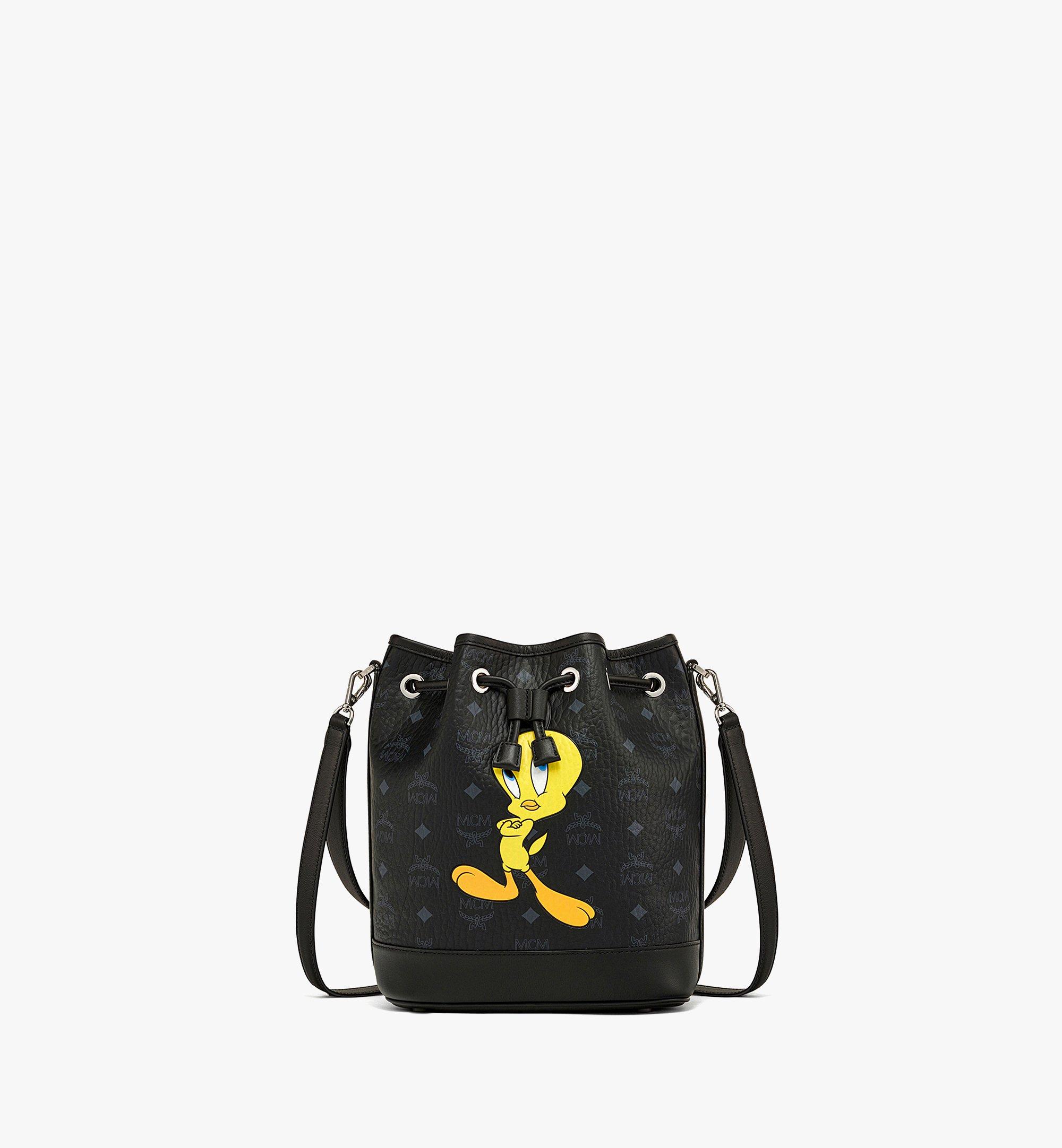 Looney Tunes x MCM 联名款 Tweety Dessau Visetos抽绳包