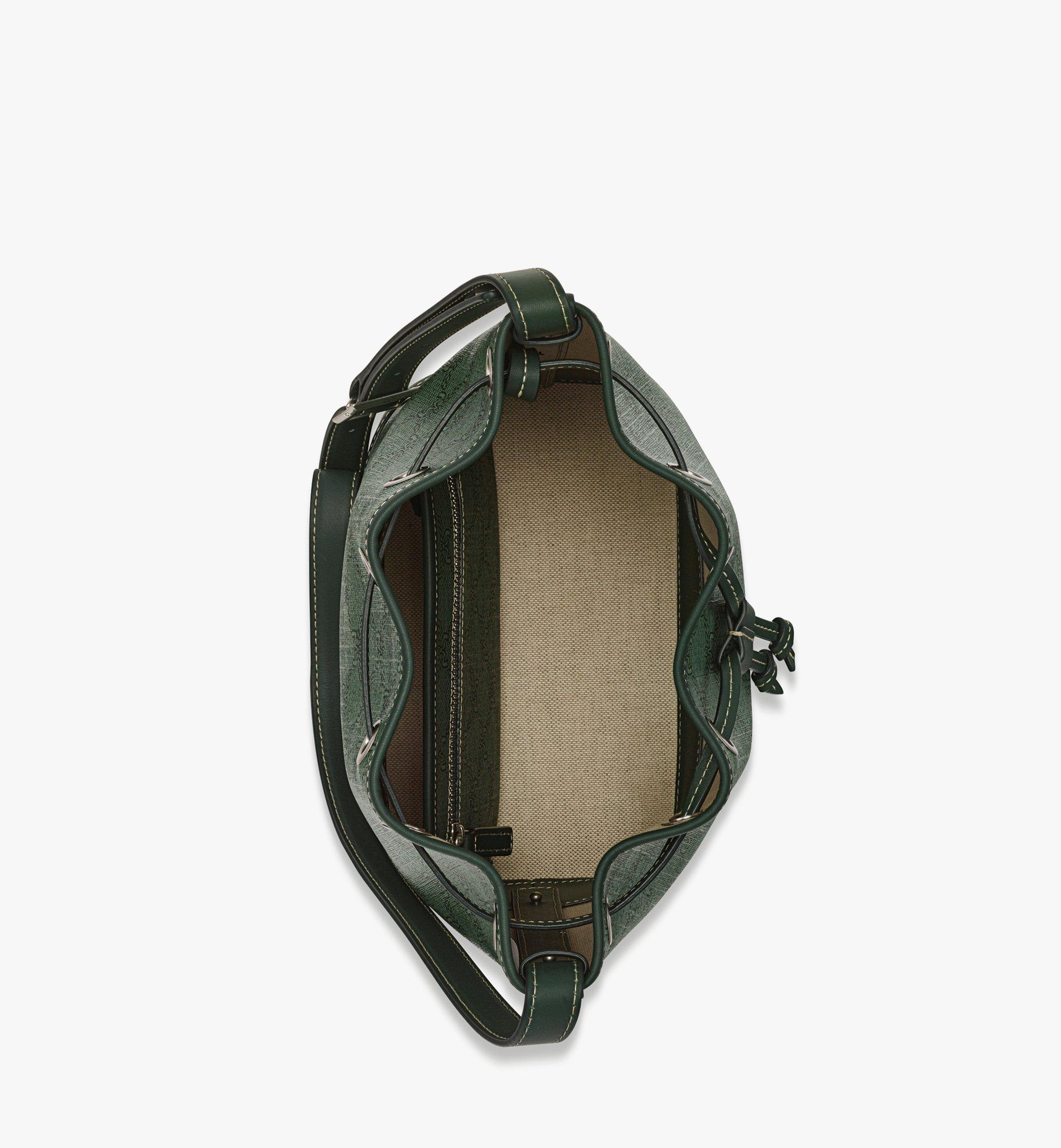 MCM Himmel Drawstring Bag in Lauretos Green MWDESAC01G0001 Alternate View 2