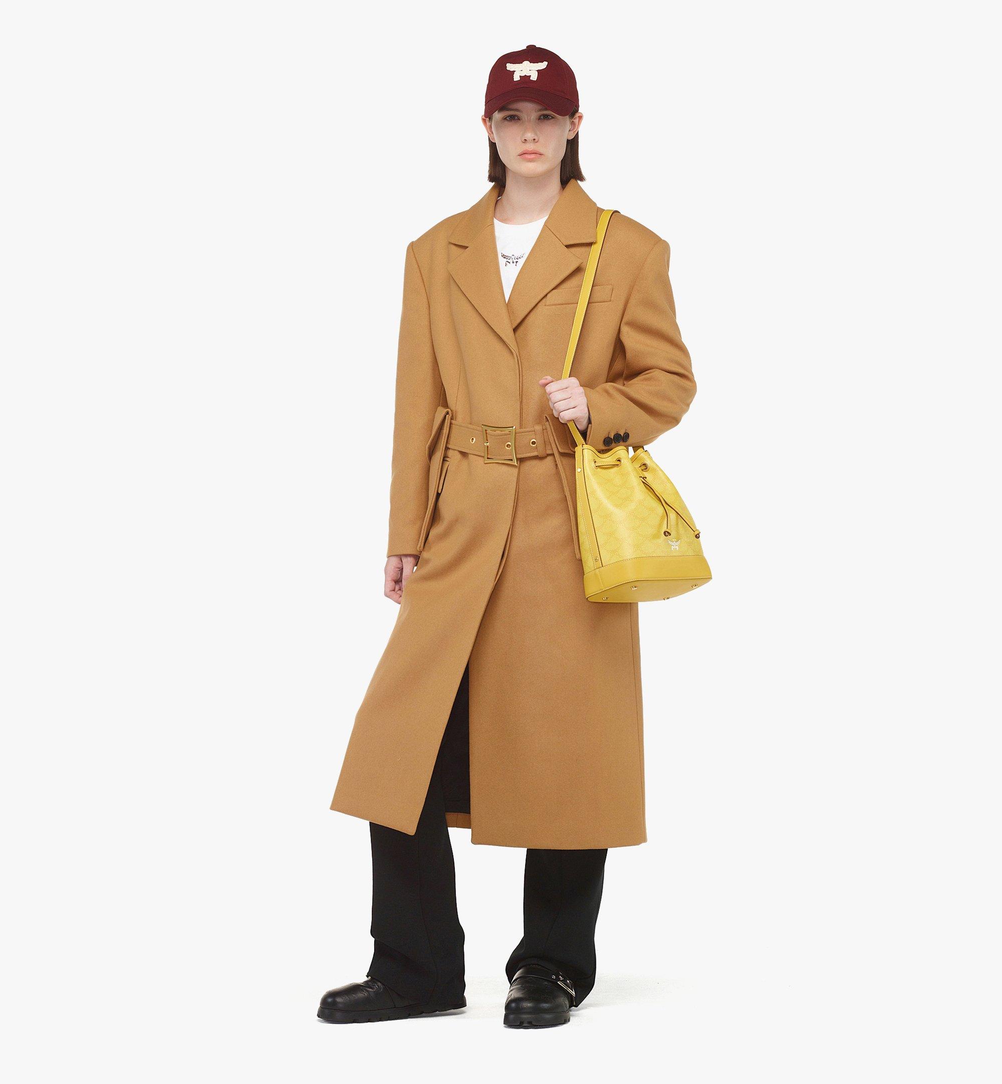 MCM Himmel Drawstring Bag in Lauretos Yellow MWDESAC01Y9001 Alternate View 4
