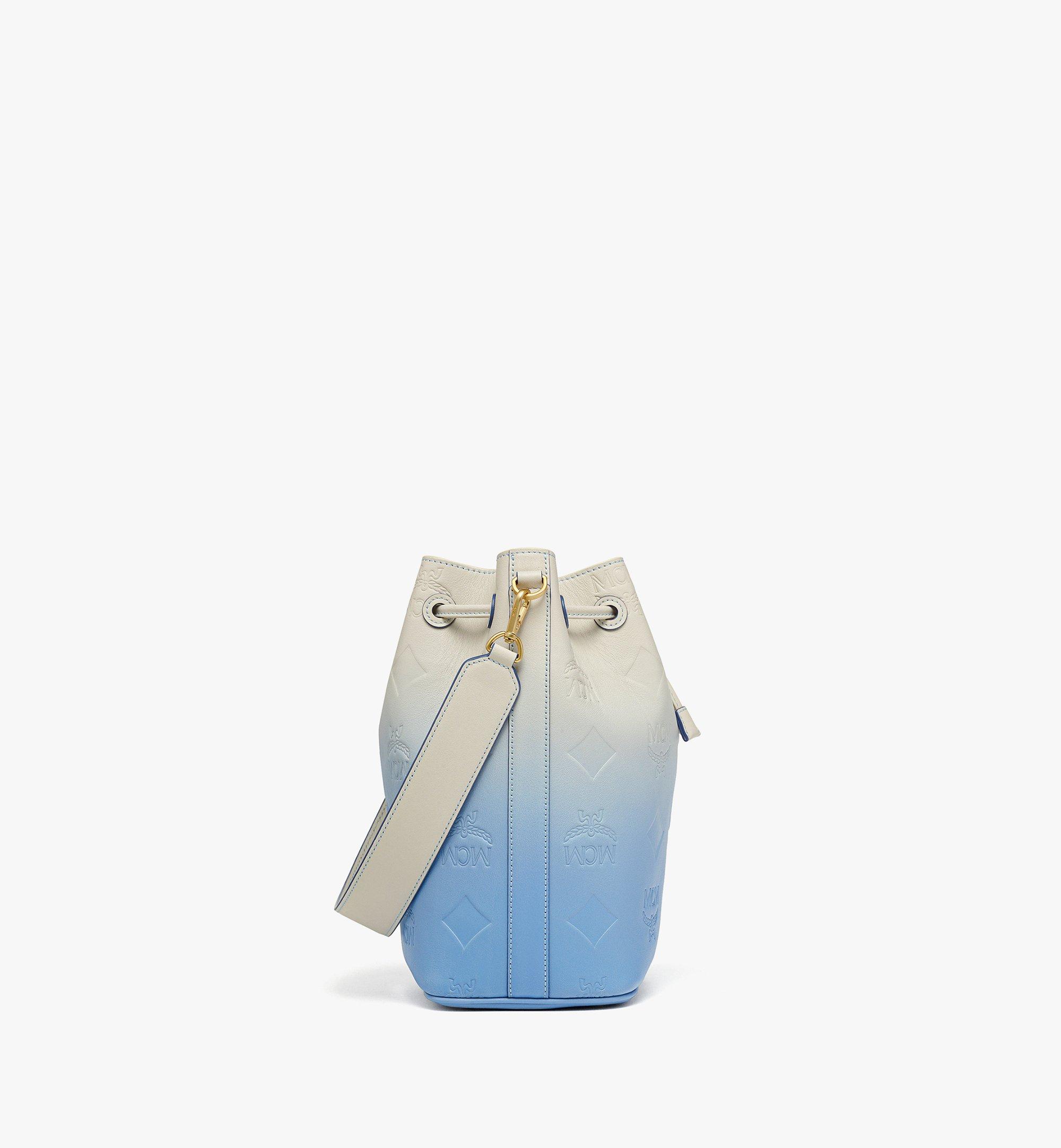 Medium Dessau Drawstring Bag in Gradation Monogram Leather Blue 