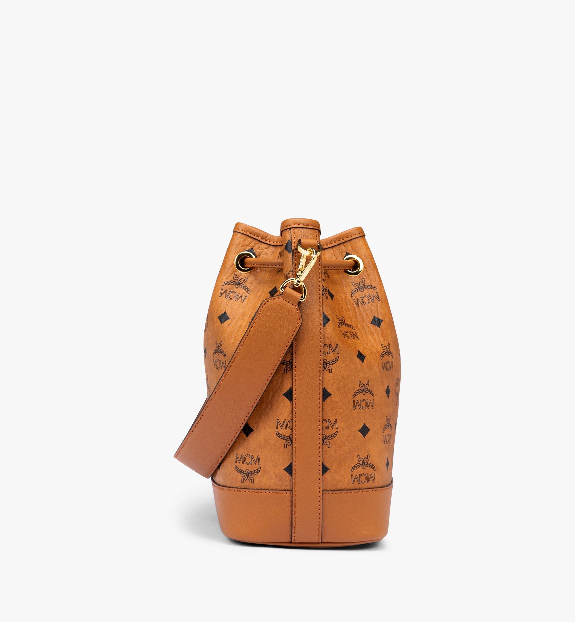 MCM Dessau Drawstring Bag in Visetos Cognac MWDESDU03CO001 Alternate View 1