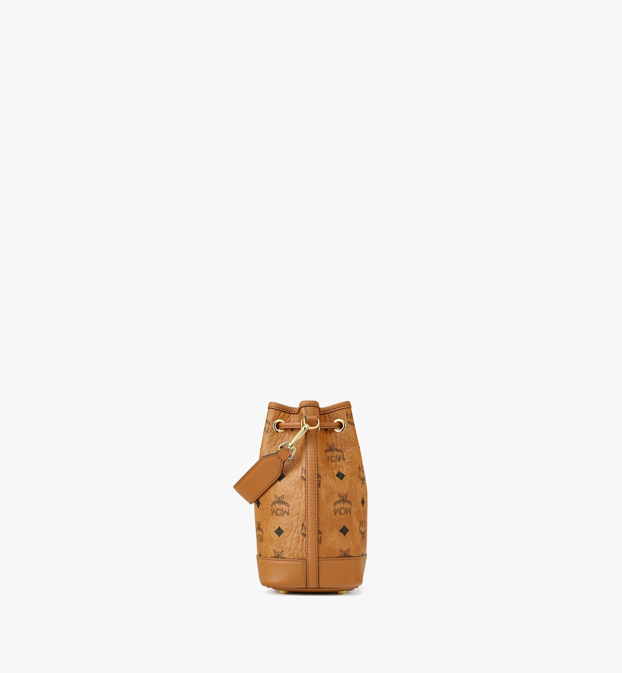 MCM Dessau Drawstring Bag in Visetos Cognac MWDESDU04CO001 Alternate View 1