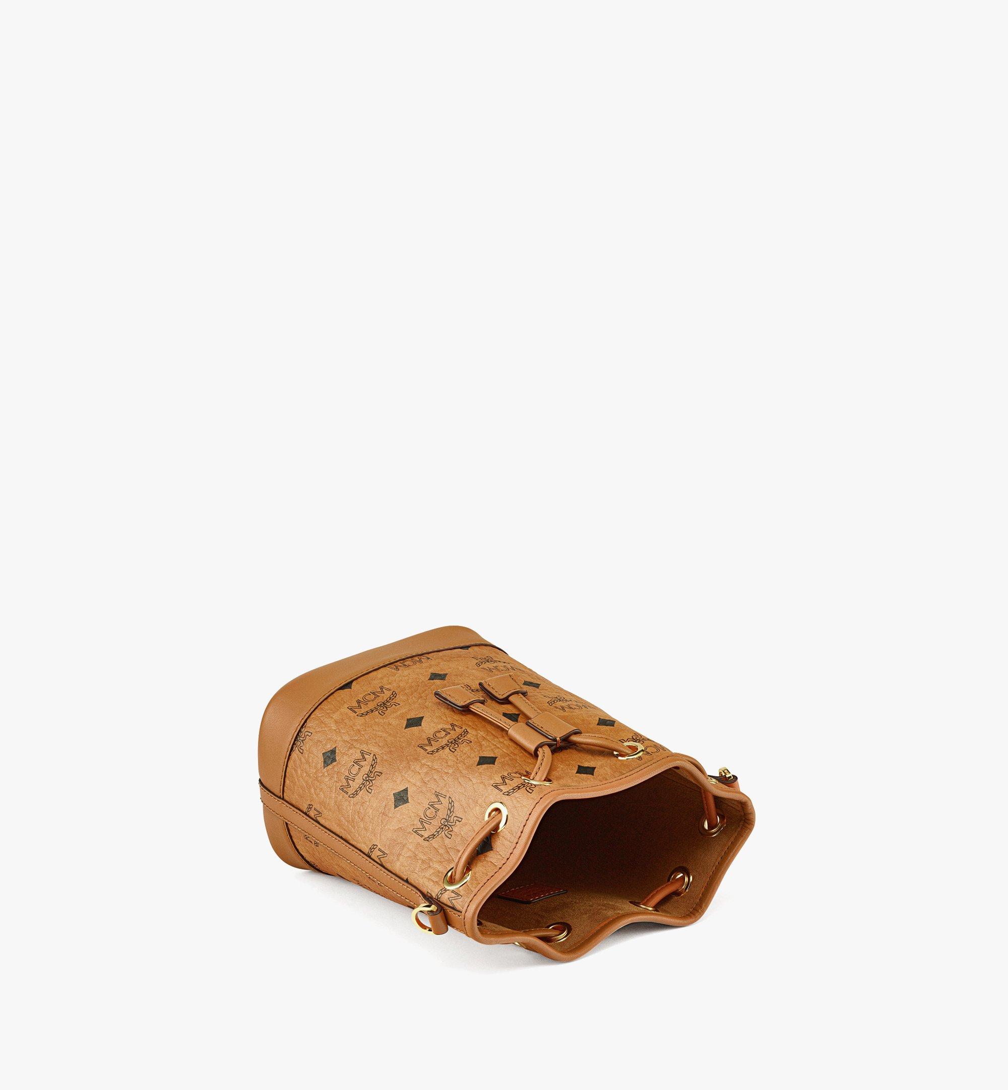 MCM Dessau Drawstring Bag in Visetos Cognac MWDESDU04CO001 Alternate View 2