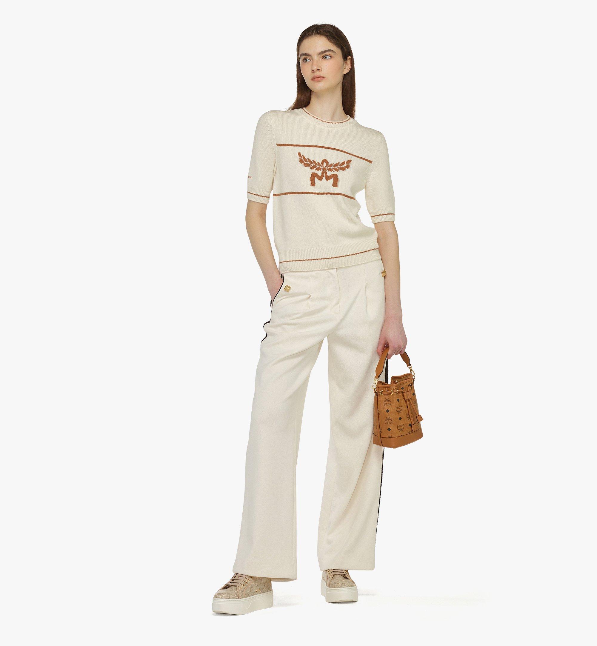 MCM Dessau Drawstring Bag in Visetos Cognac MWDESDU04CO001 Alternate View 4