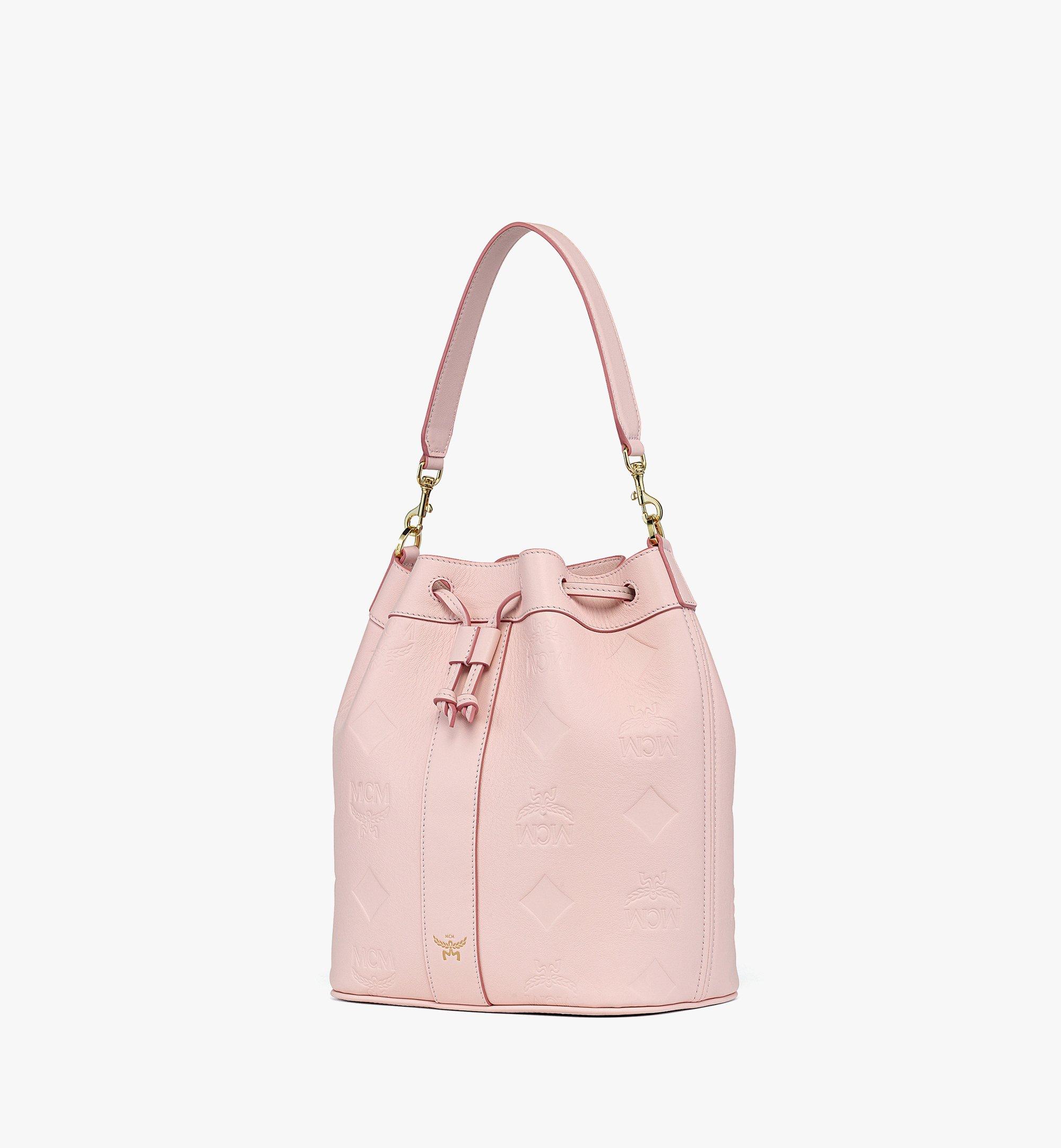 Dessau Drawstring Bag in Maxi Monogram Leather