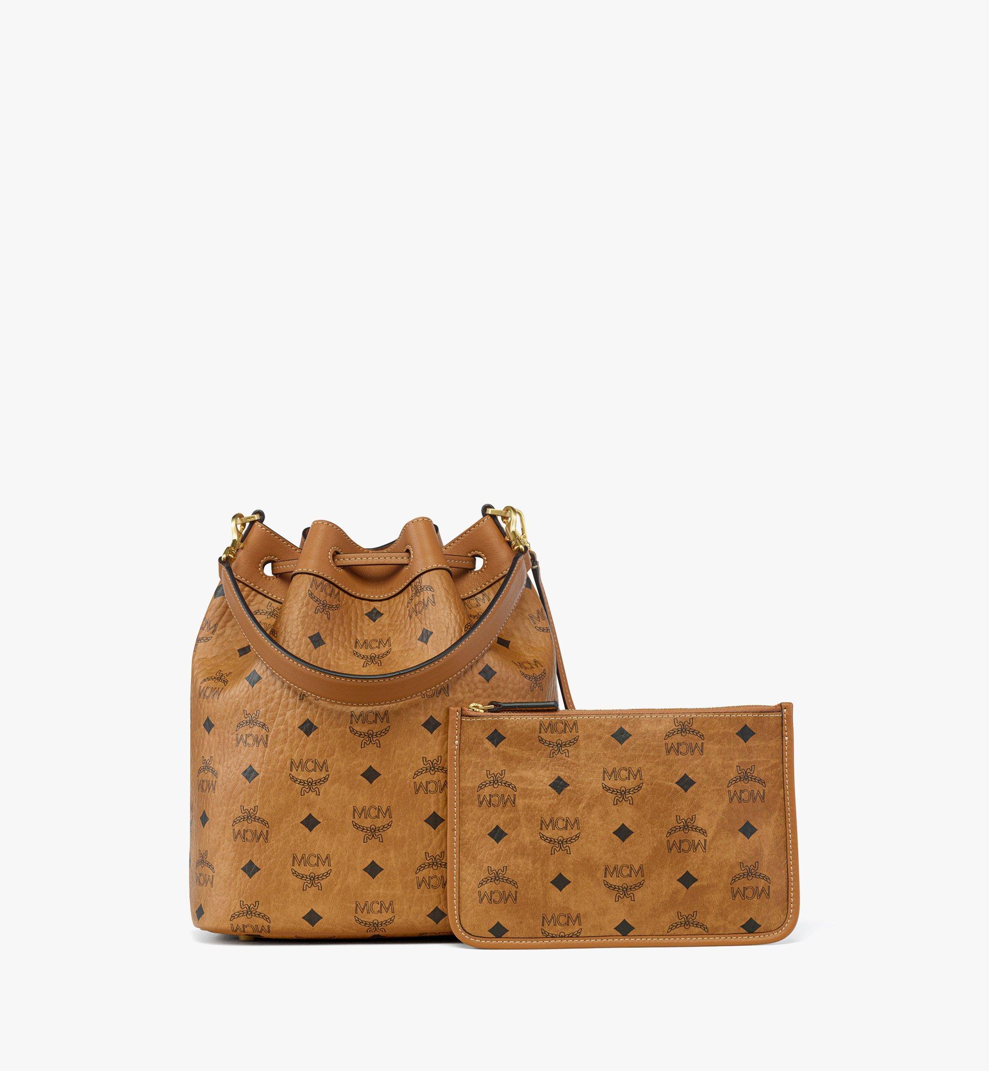 MCM Dessau Drawstring Bag in Visetos Cognac MWDGSDU03CO001 Alternate View 3