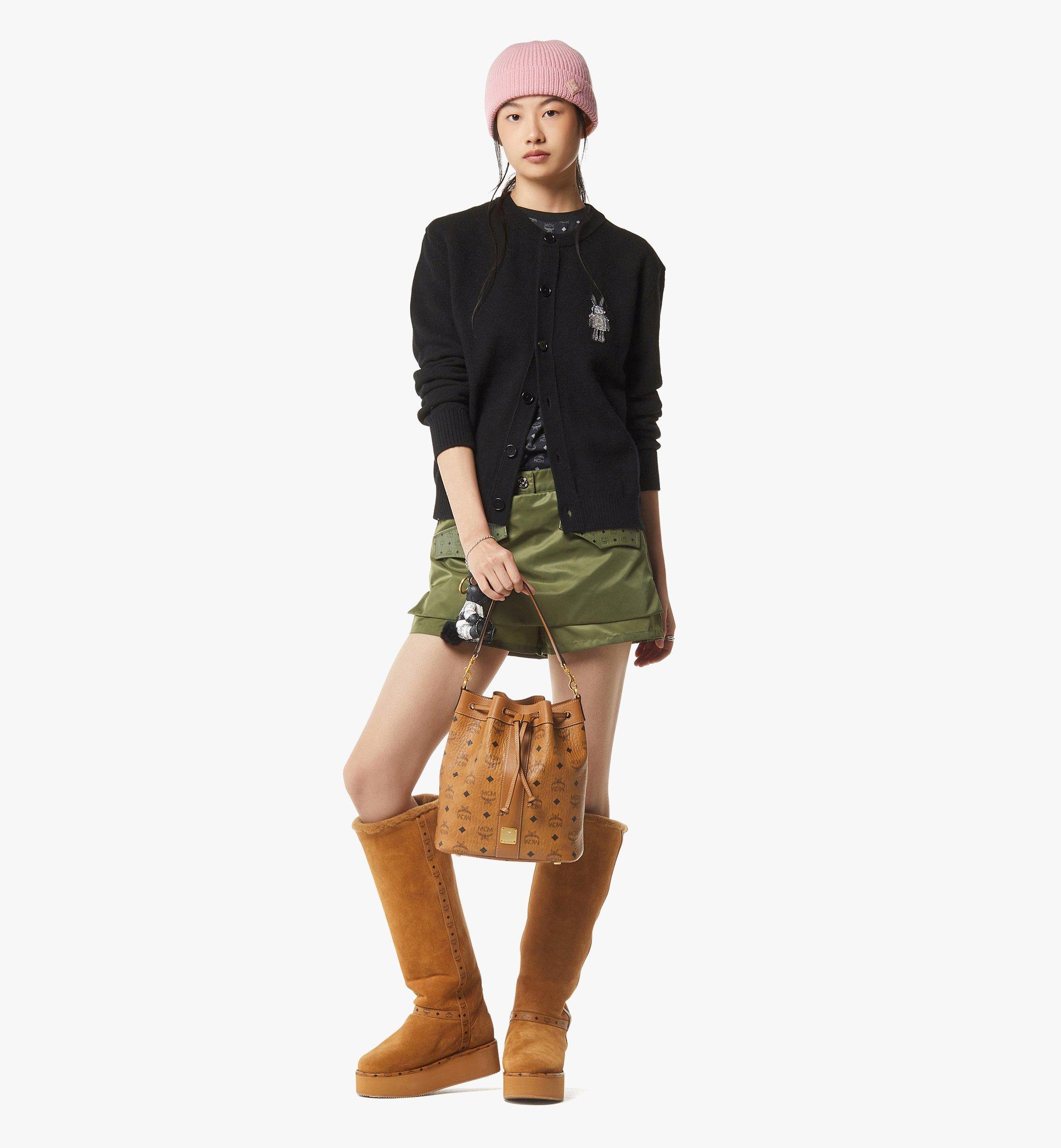 MCM Dessau Drawstring Bag in Visetos Cognac MWDGSDU03CO001 Alternate View 6