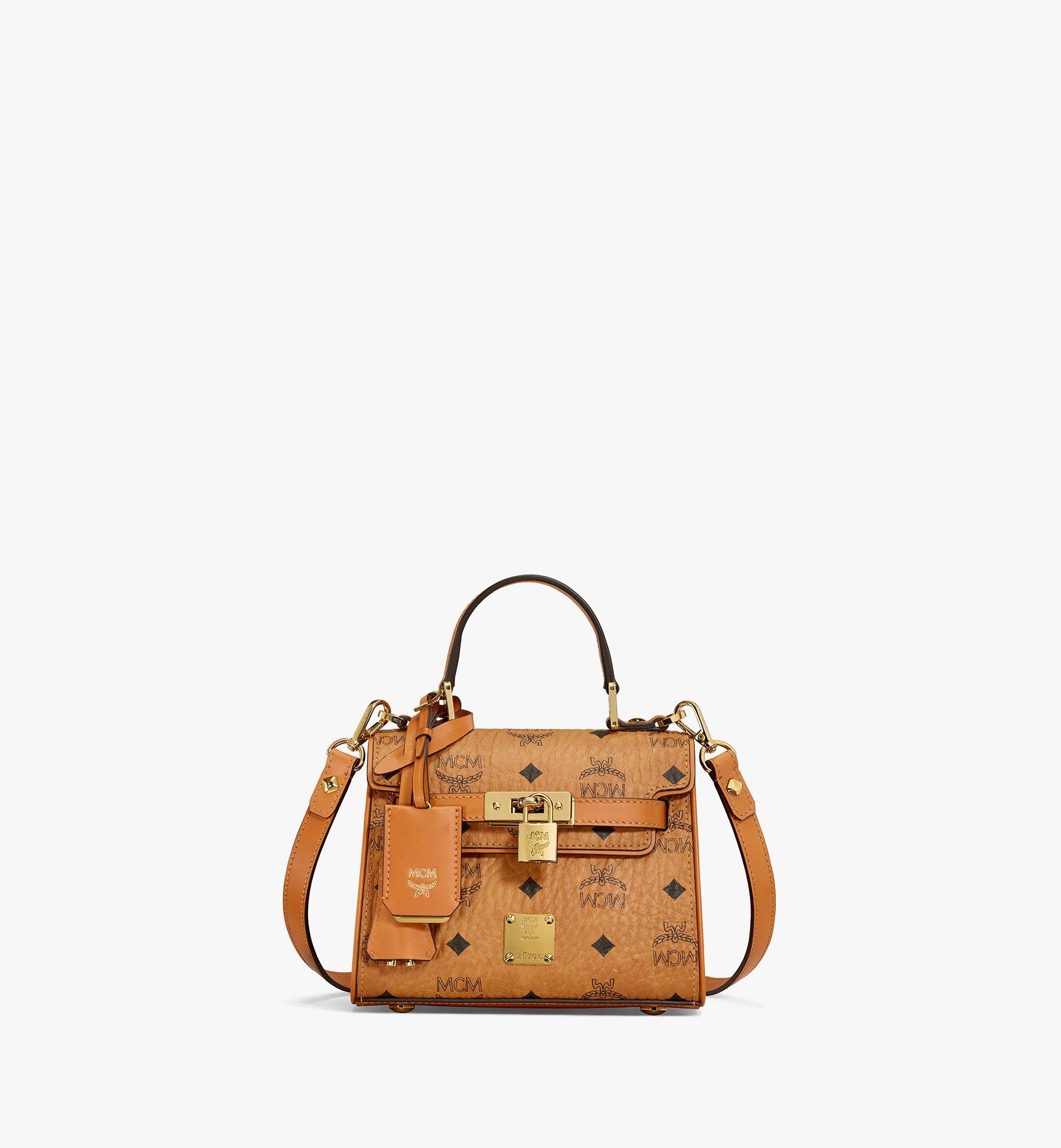 Mini Heritage Satchel in Visetos Cognac | MCM ®TH