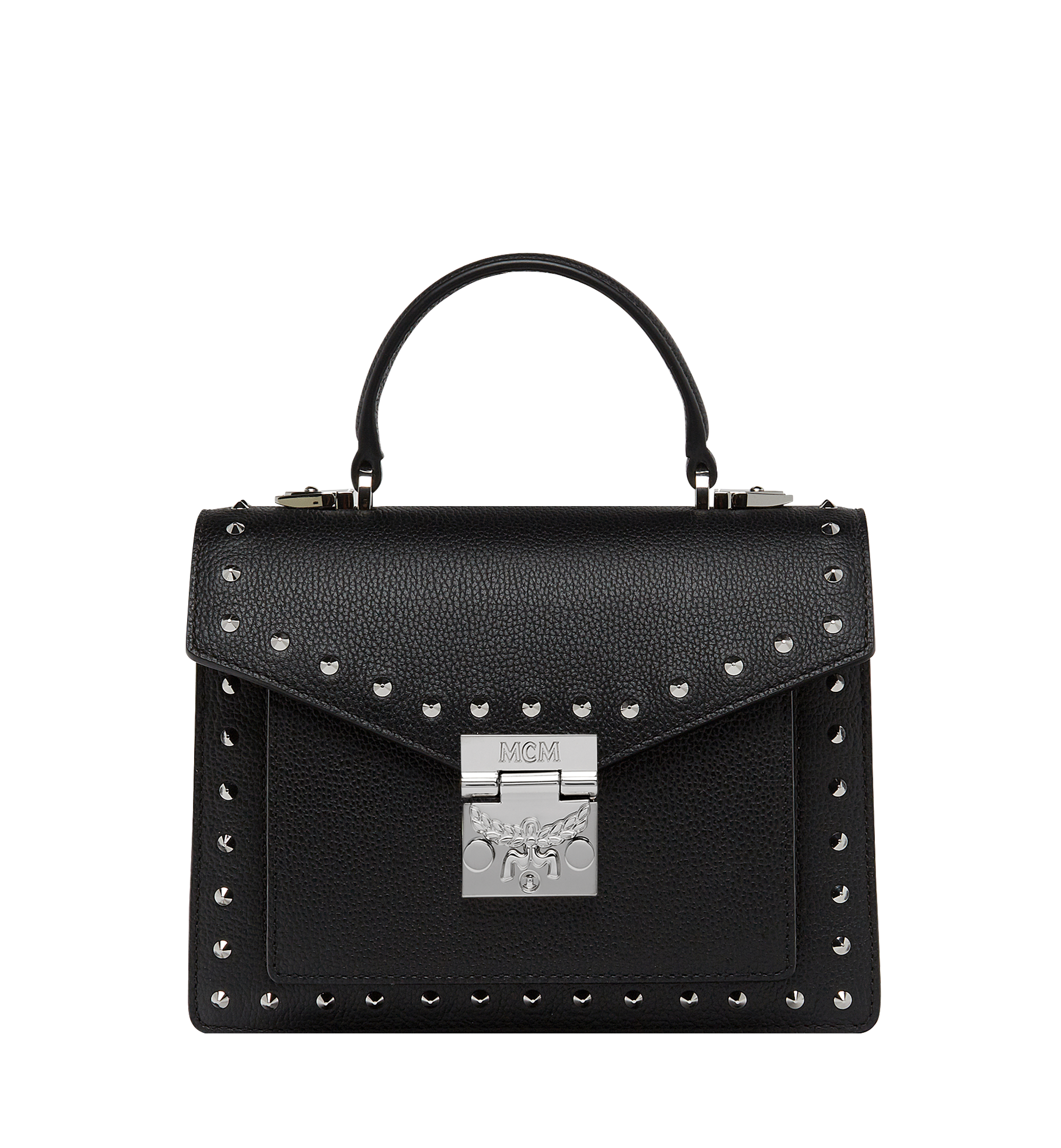 mcm patricia studded bag