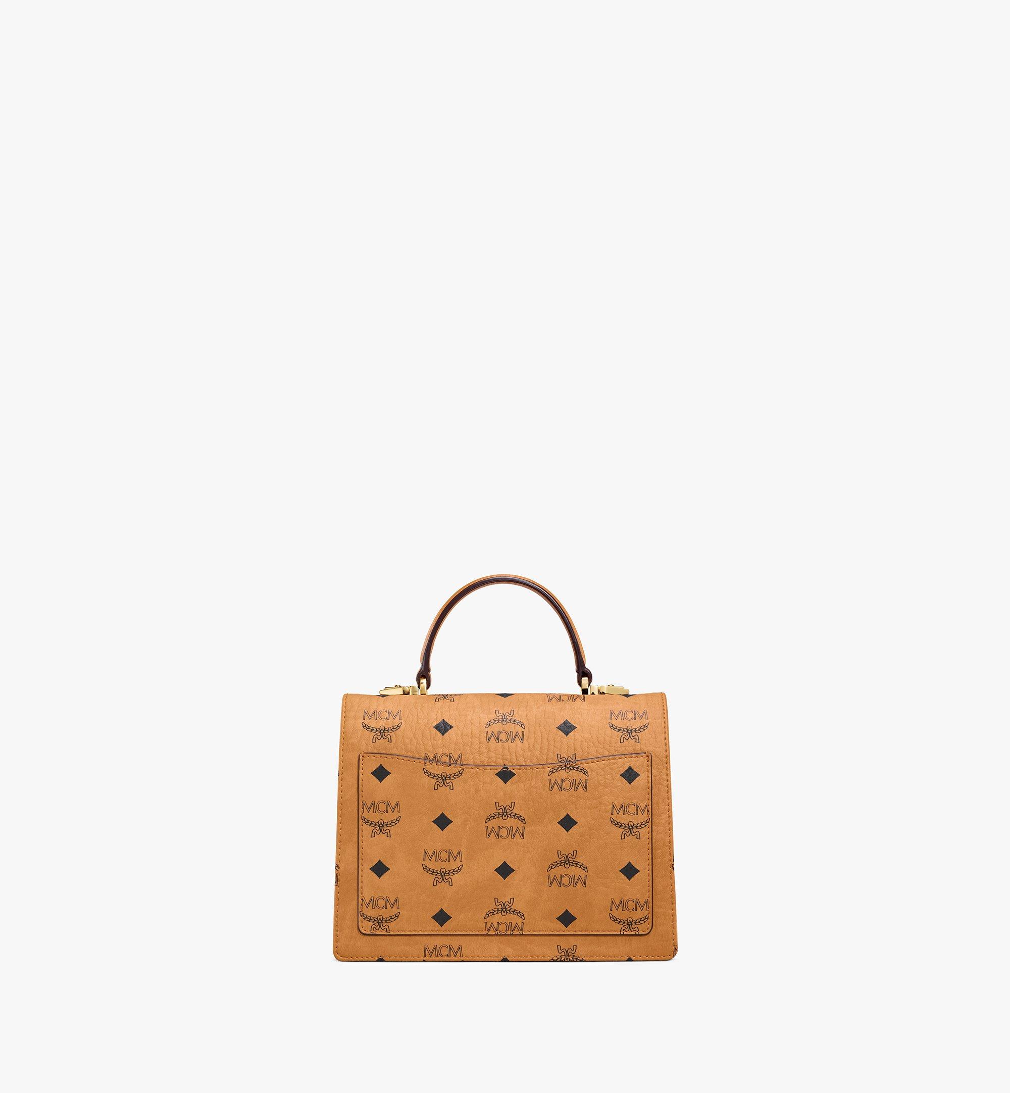 Small Tracy Satchel in Visetos Cognac | MCM ®JP