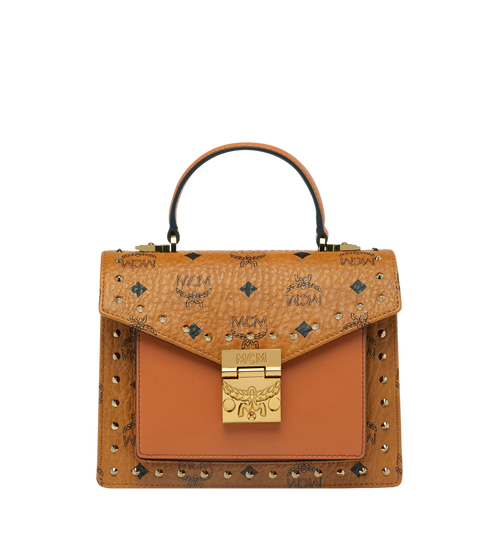 Tracy Satchel in Studded Outline Visetos