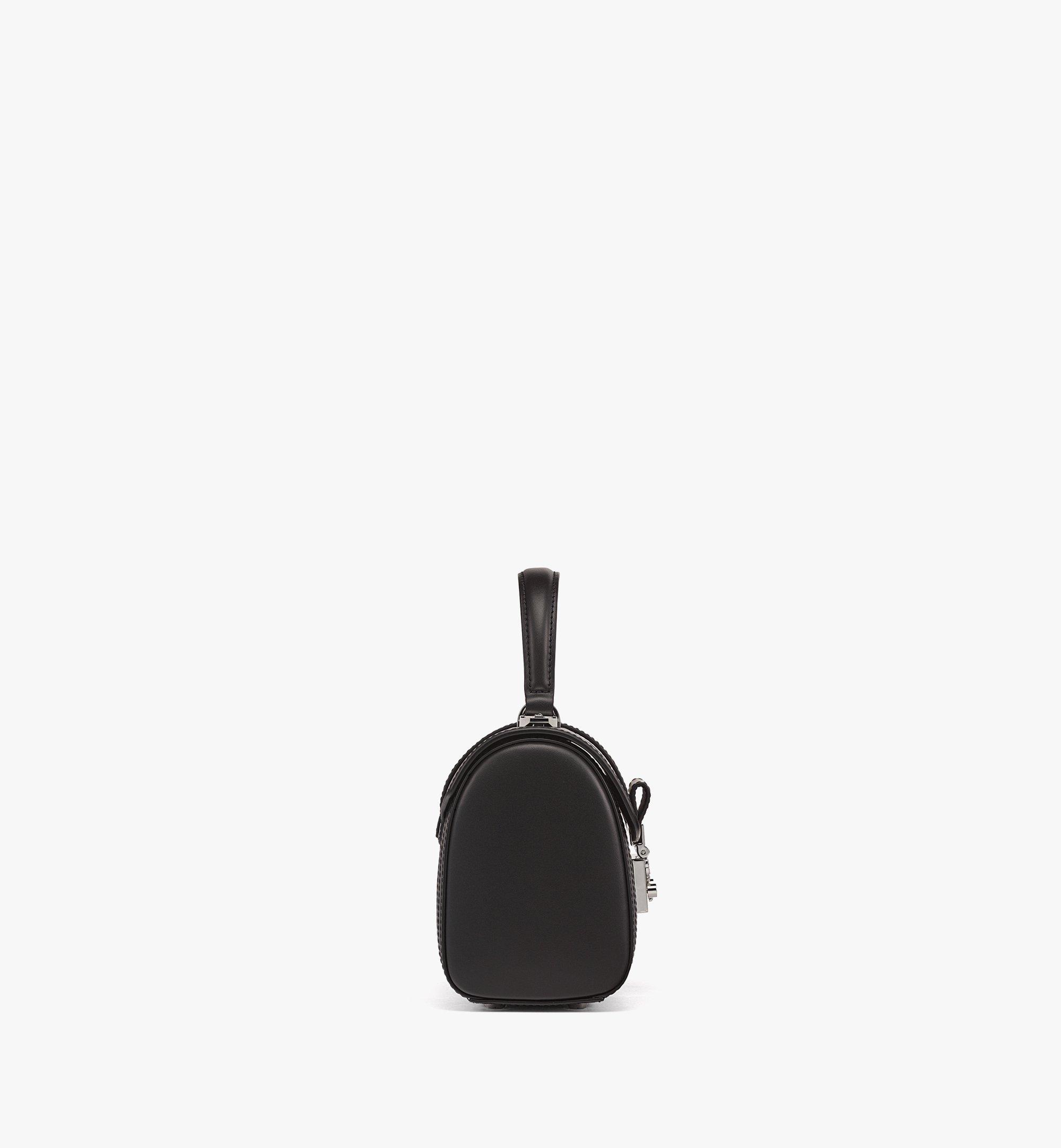 MCM Tracy Visetos Satchel包 Black MWEBSXT02BK001 更多视角 1