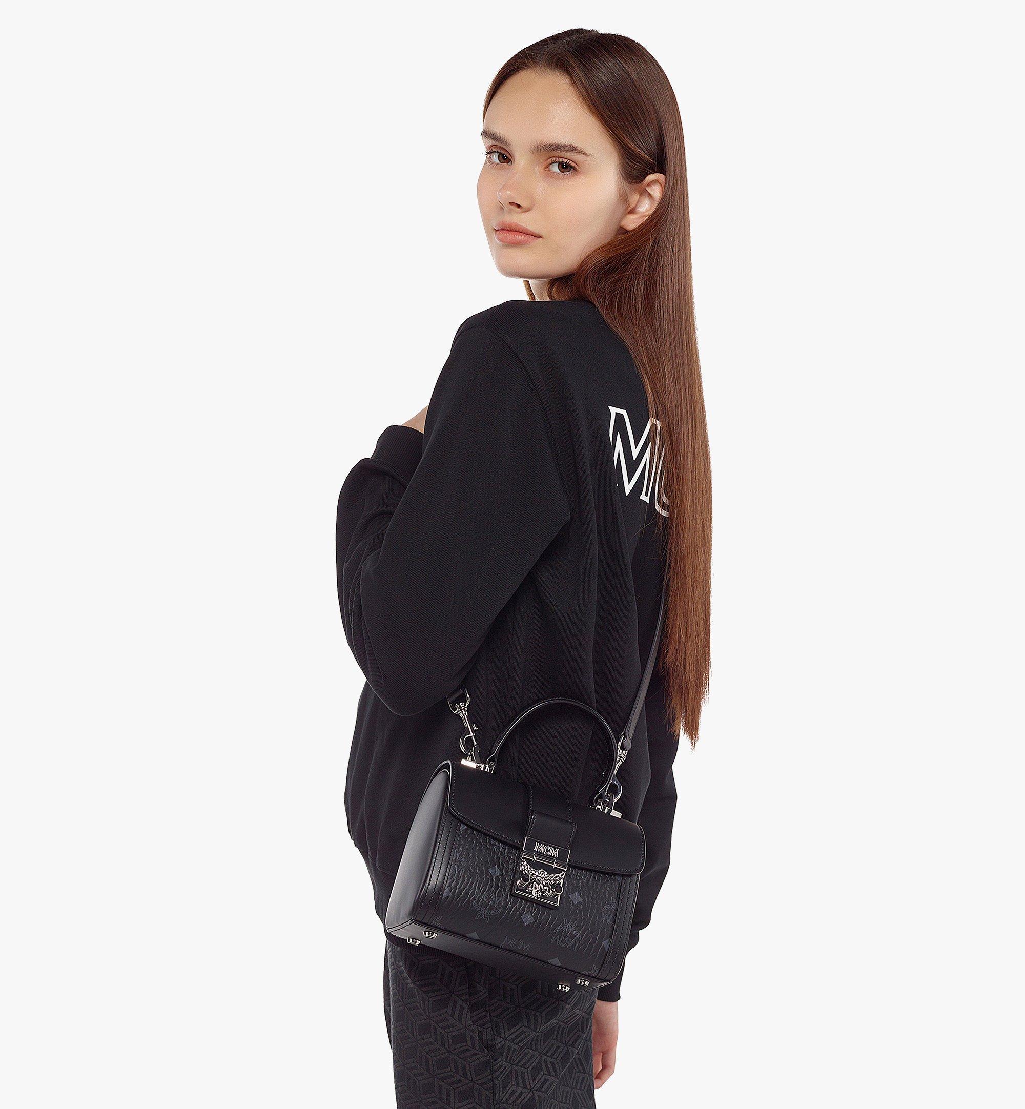 MCM Tracy Visetos Satchel包 Black MWEBSXT02BK001 更多视角 2