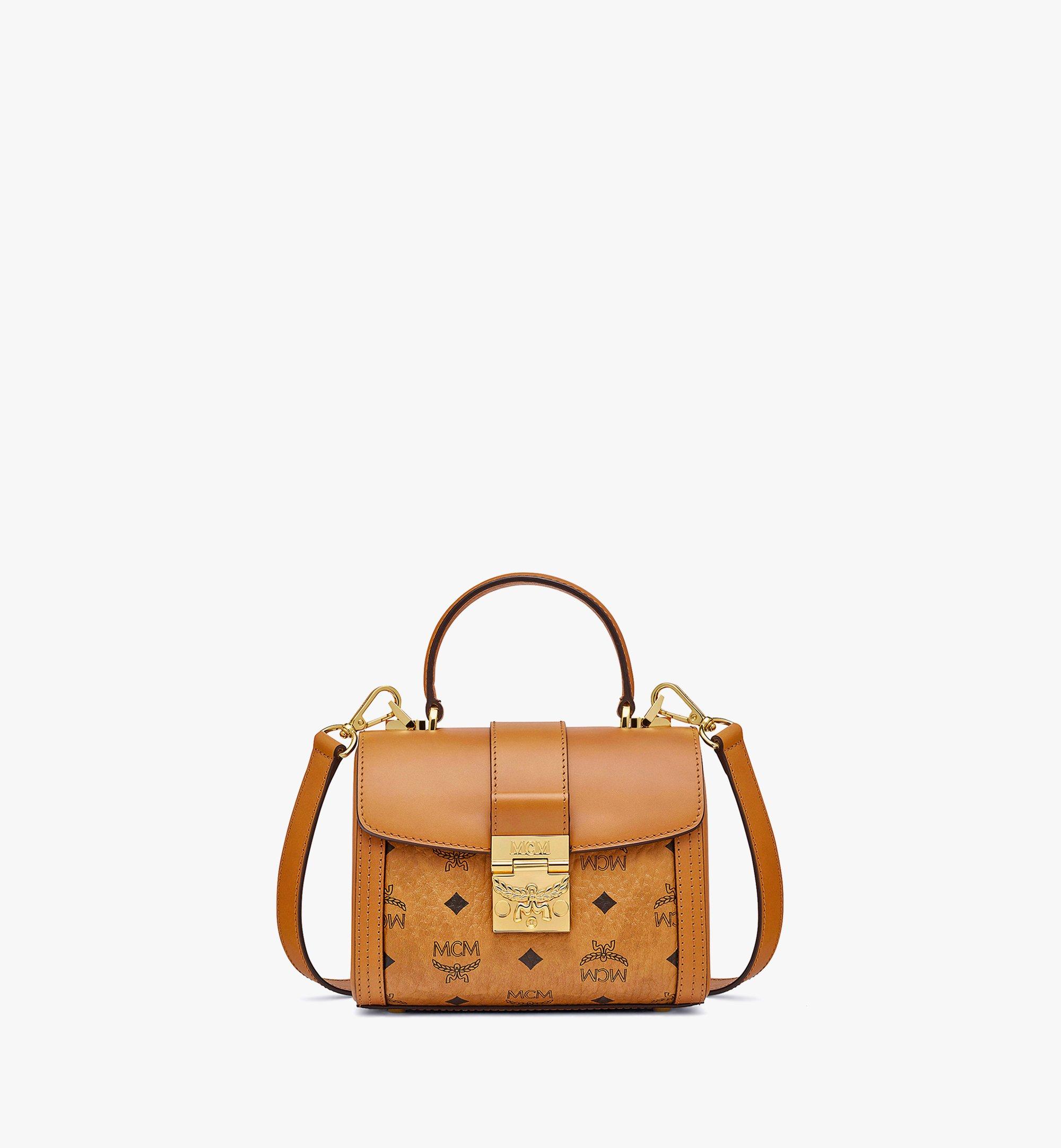 Small Tracy Satchel in Visetos Cognac | MCM ®HK