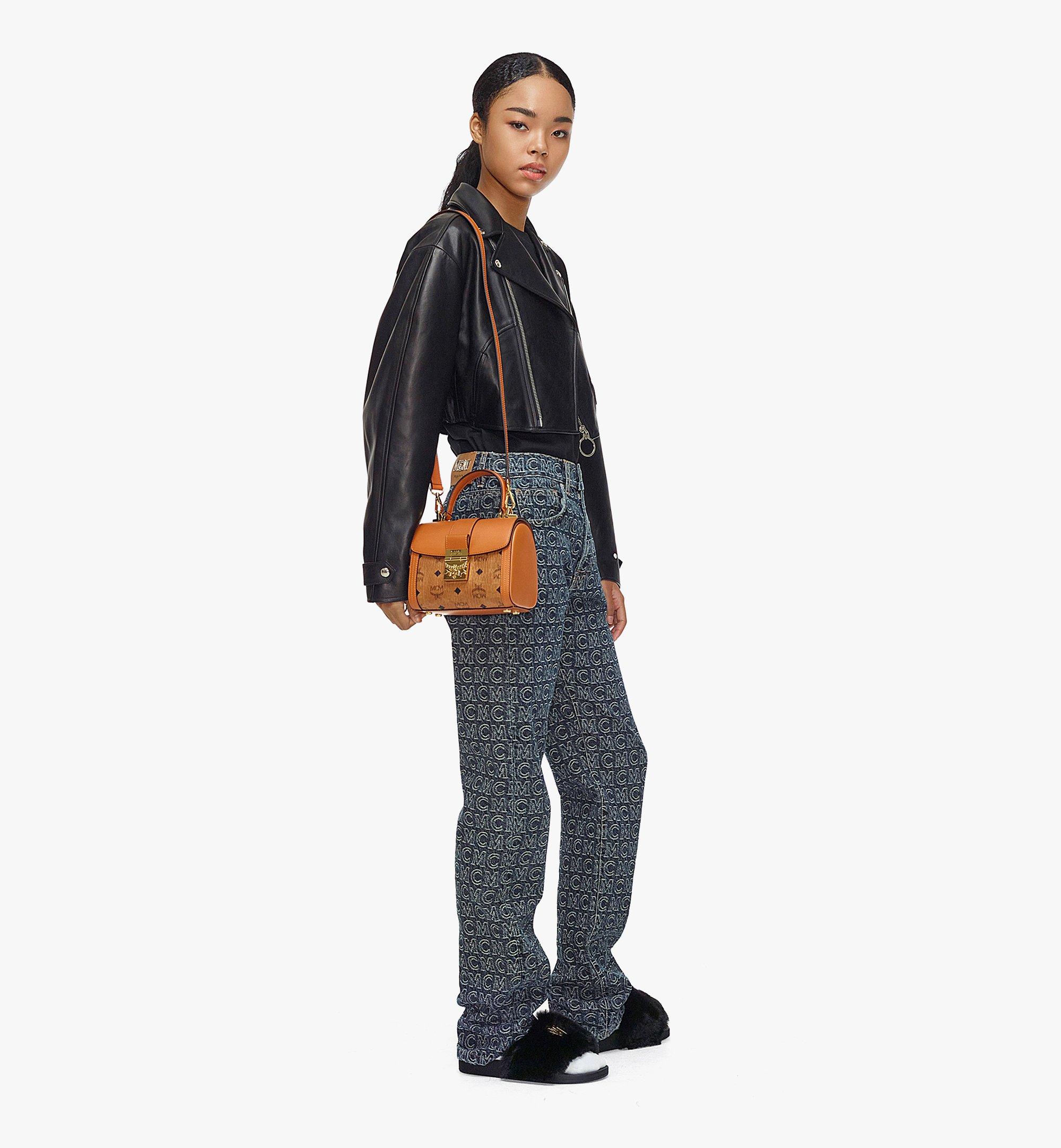 New MCM Tracy Satchel Bag