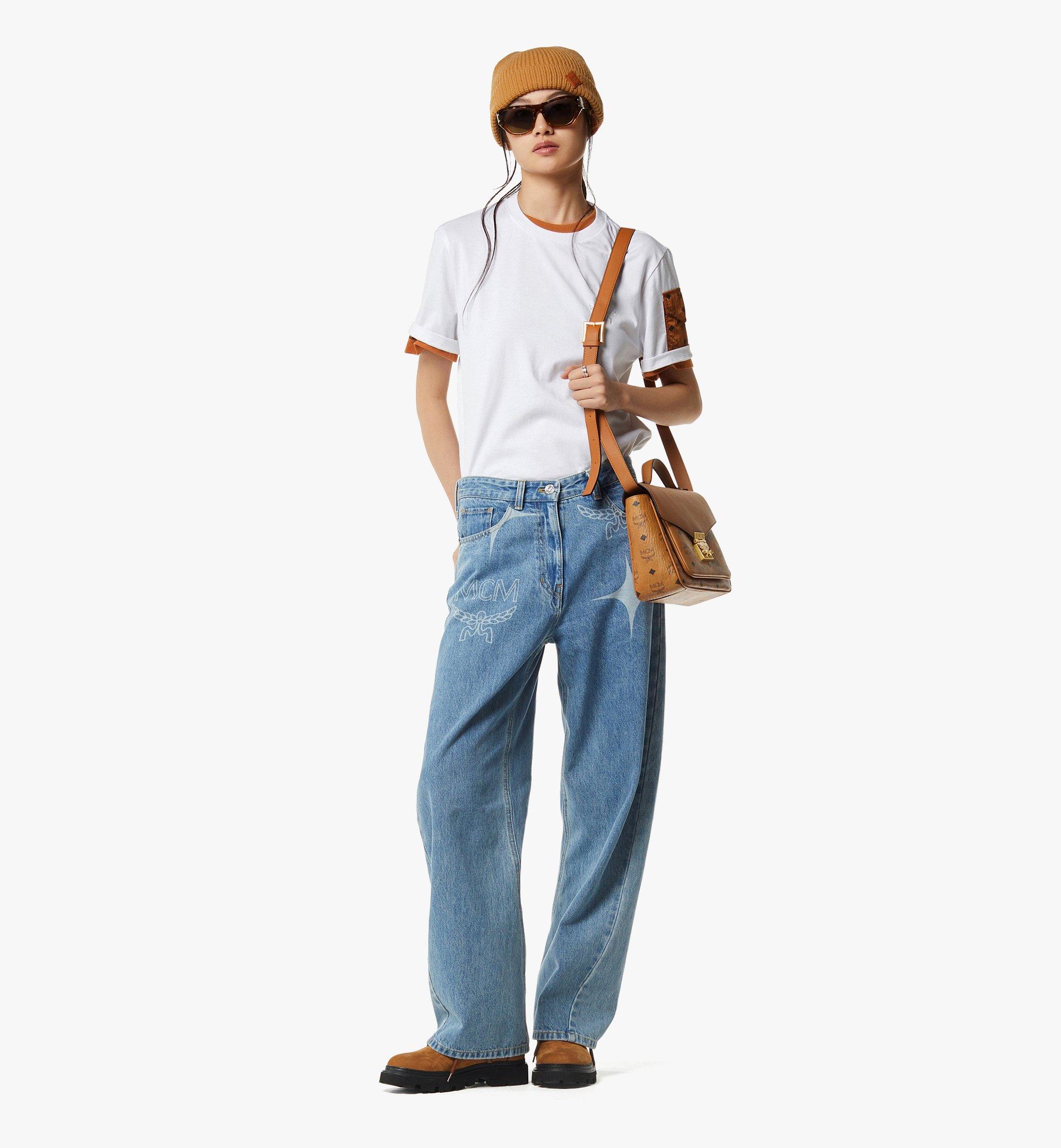 Tracy Satchel in Visetos Leather Mix