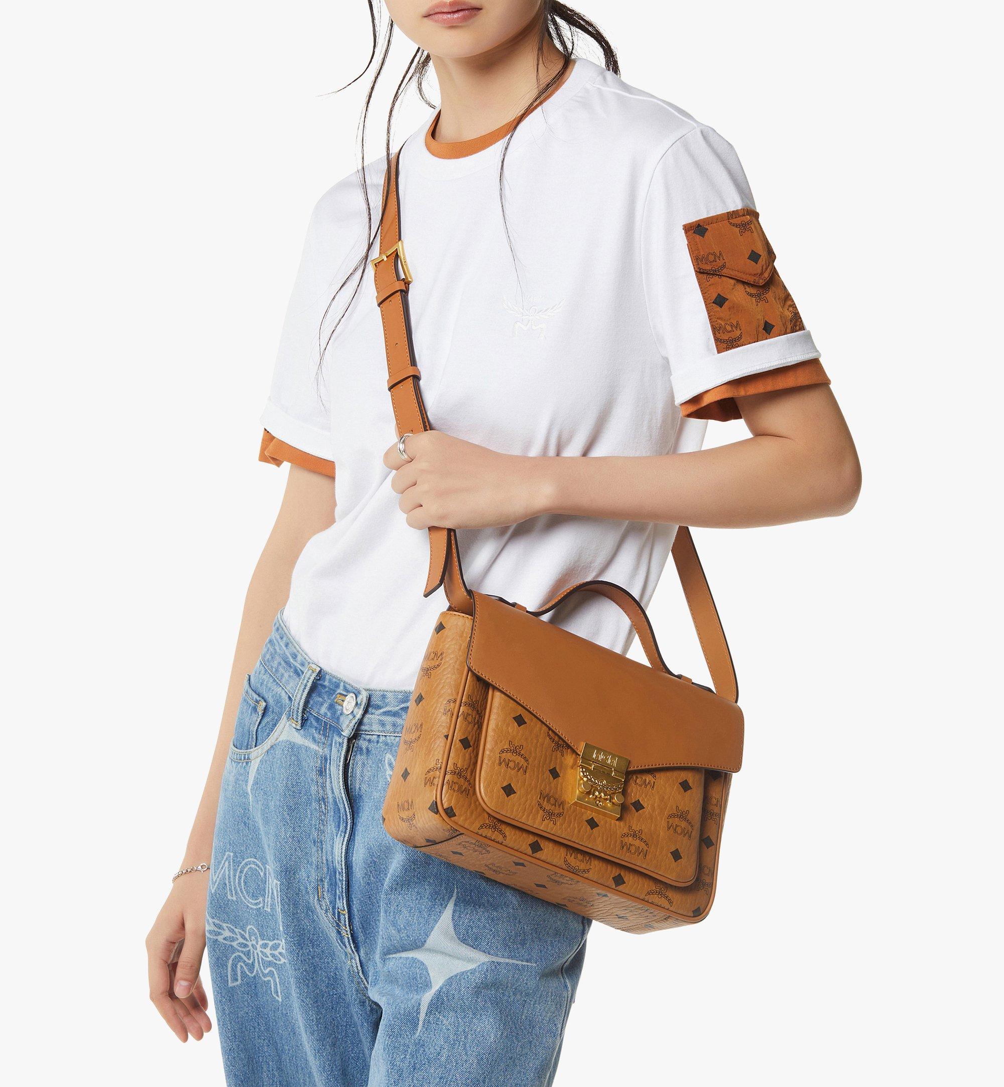 Tracy Satchel in Visetos Leather Mix