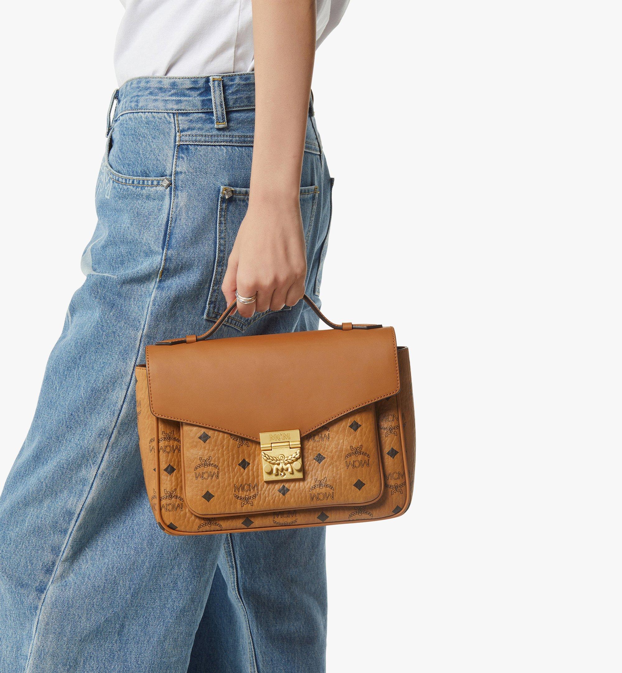 Tracy Satchel in Visetos Leather Mix