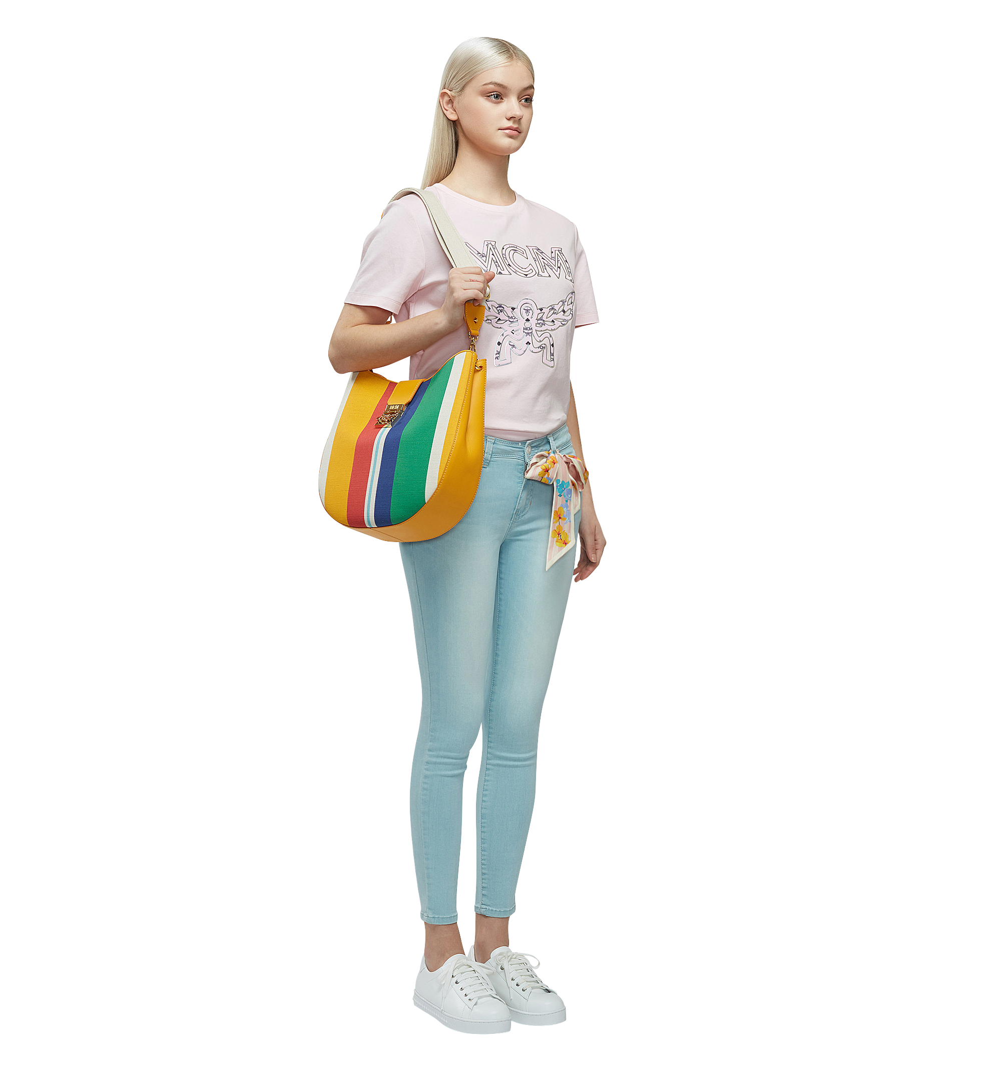 MCM Patricia Hobo aus Canvas MULTI MWH8SPA64YB001 Noch mehr sehen 5