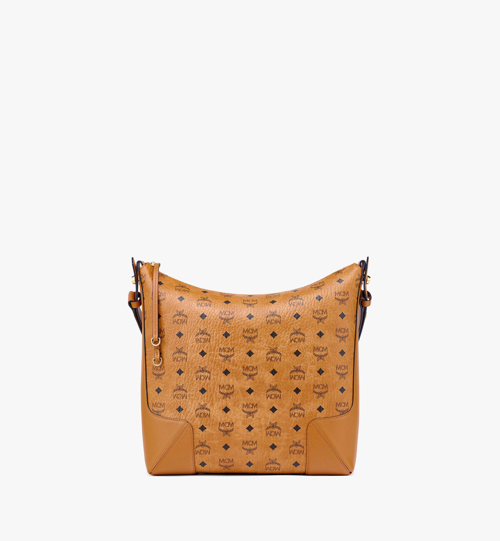 MCM Aren Hobo Bag in Visetos Cognac MWHBSKM01CO001 Alternate View 1