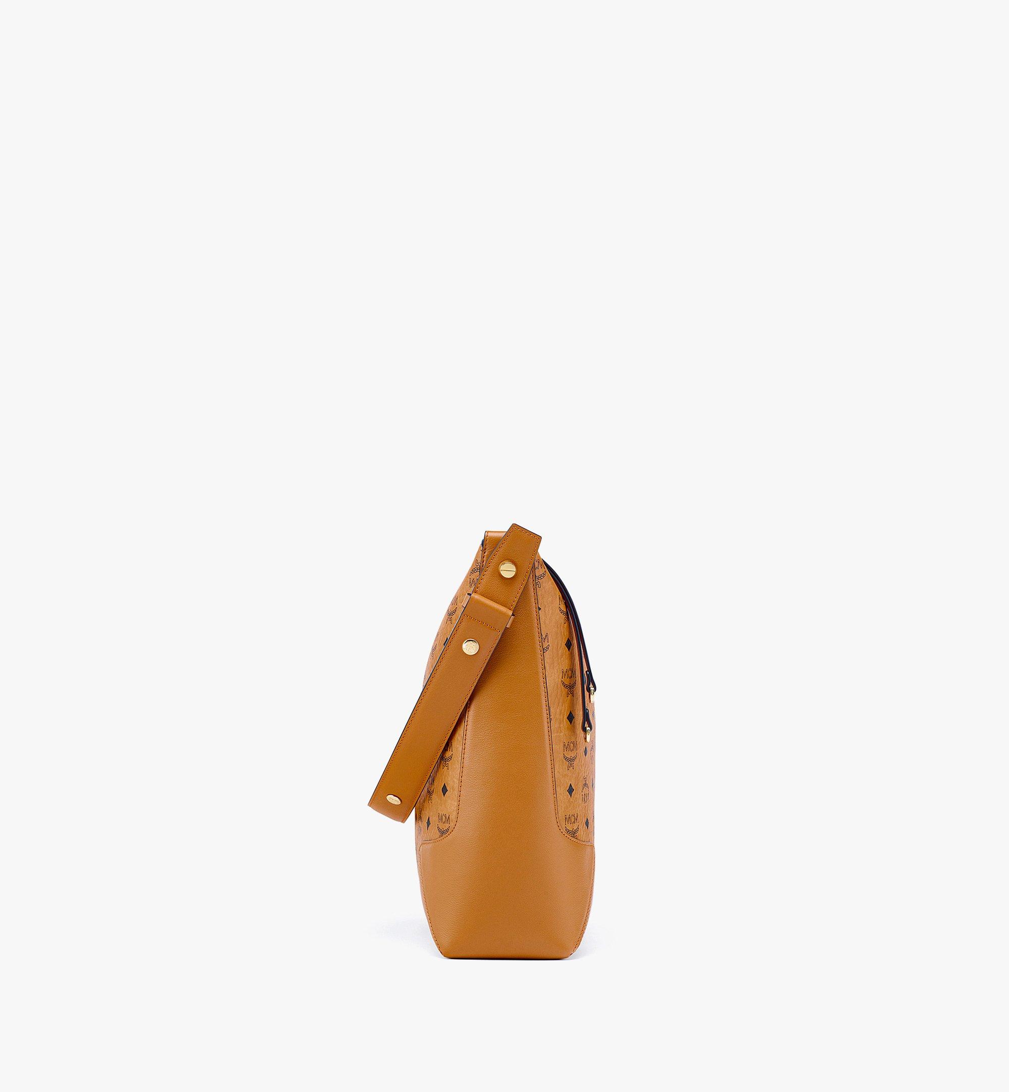 MCM Aren Hobo Bag in Visetos Cognac MWHBSKM01CO001 Alternate View 1