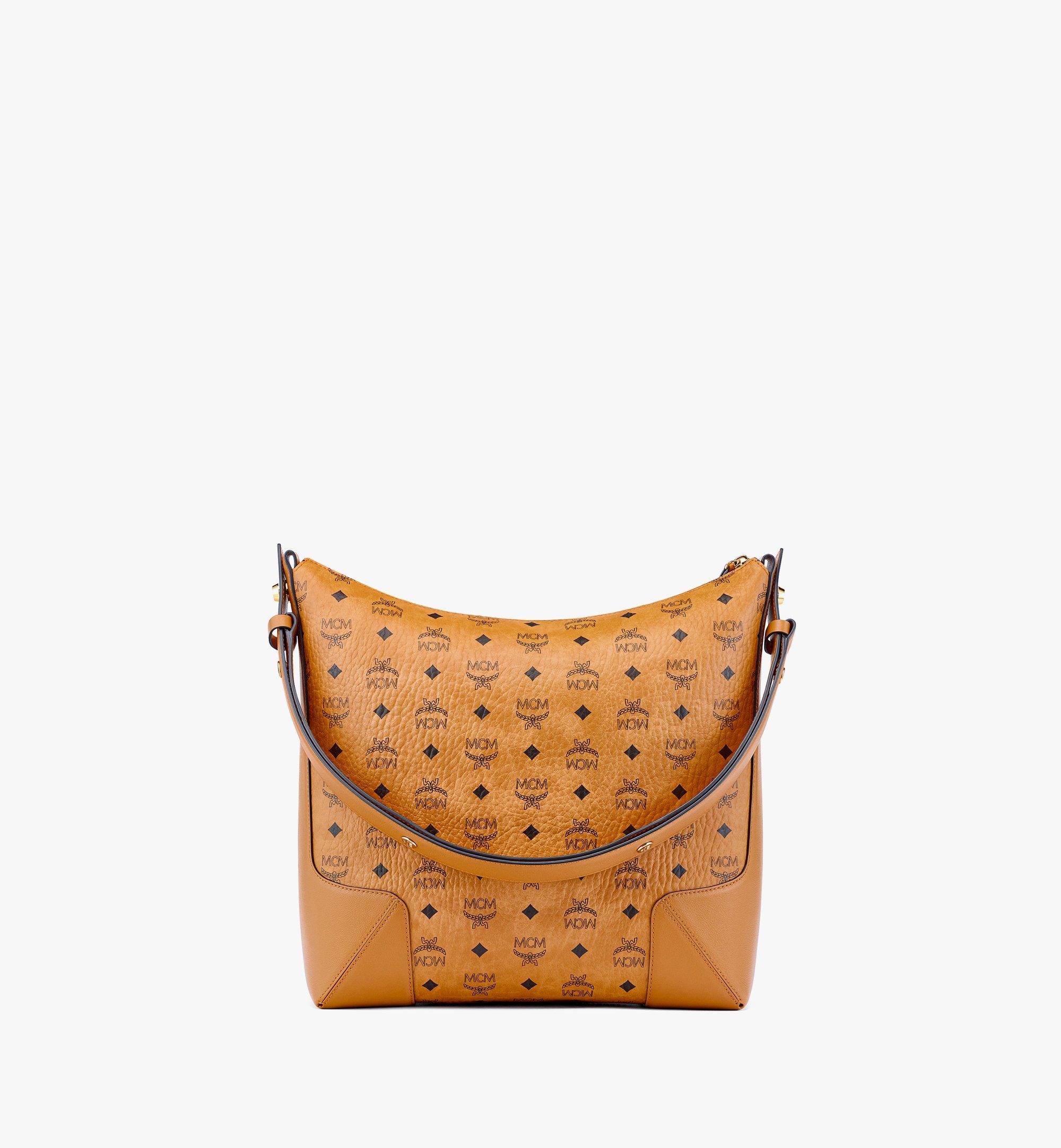 MCM Aren Hobo Bag in Visetos Cognac MWHBSKM01CO001 Alternate View 3