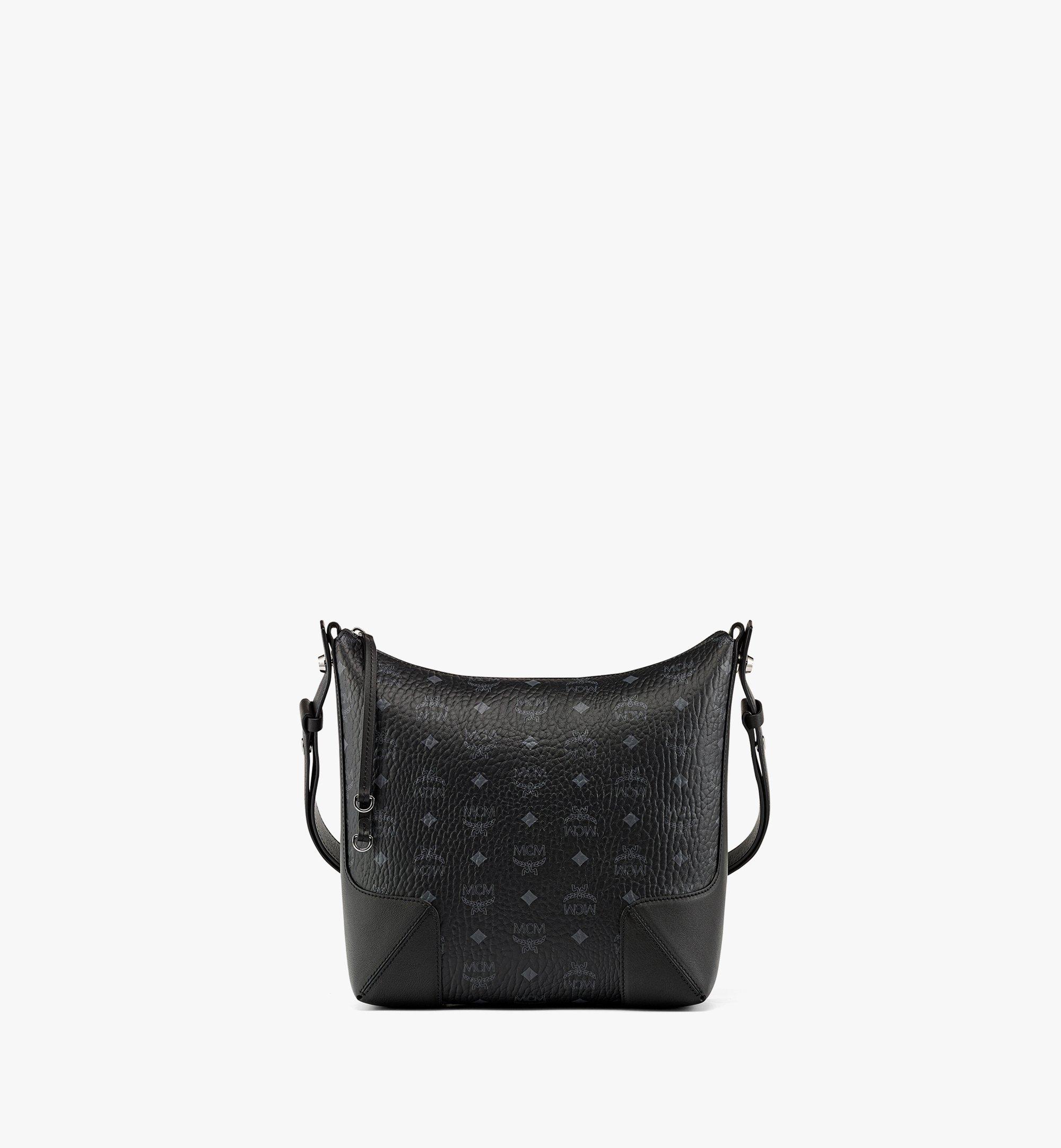 MCM Aren Hobo Bag in Visetos Black MWHBSKM02BK001 Alternate View 1