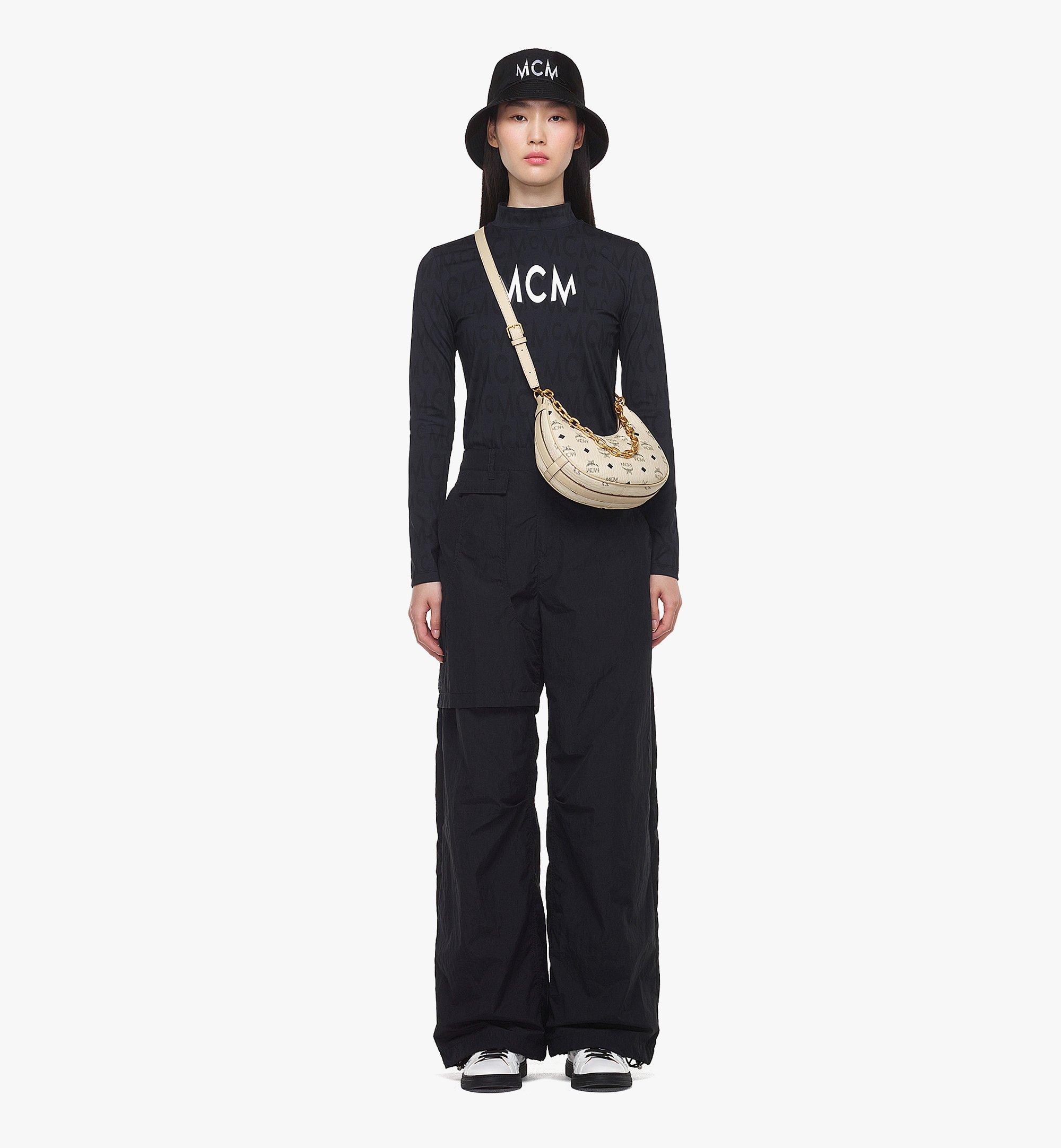 MCM Aren Visetos 月牙 Hobo 包 Beige MWHCATA11I8001 更多視圖 2