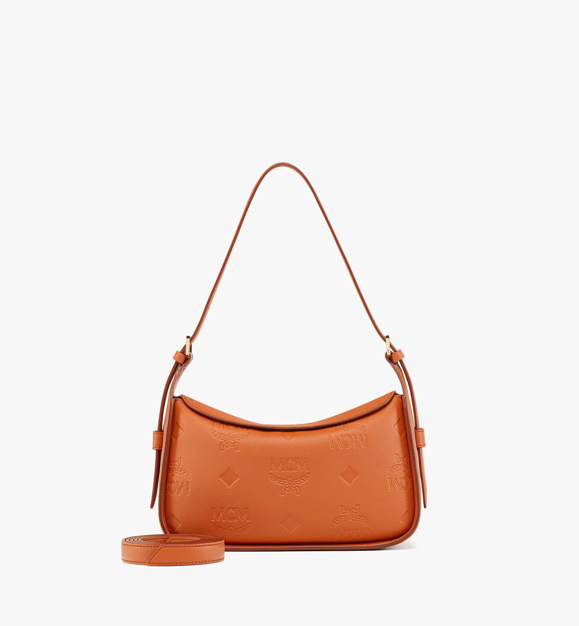 Aren Flap Hobo in Embossed Monogram Leather