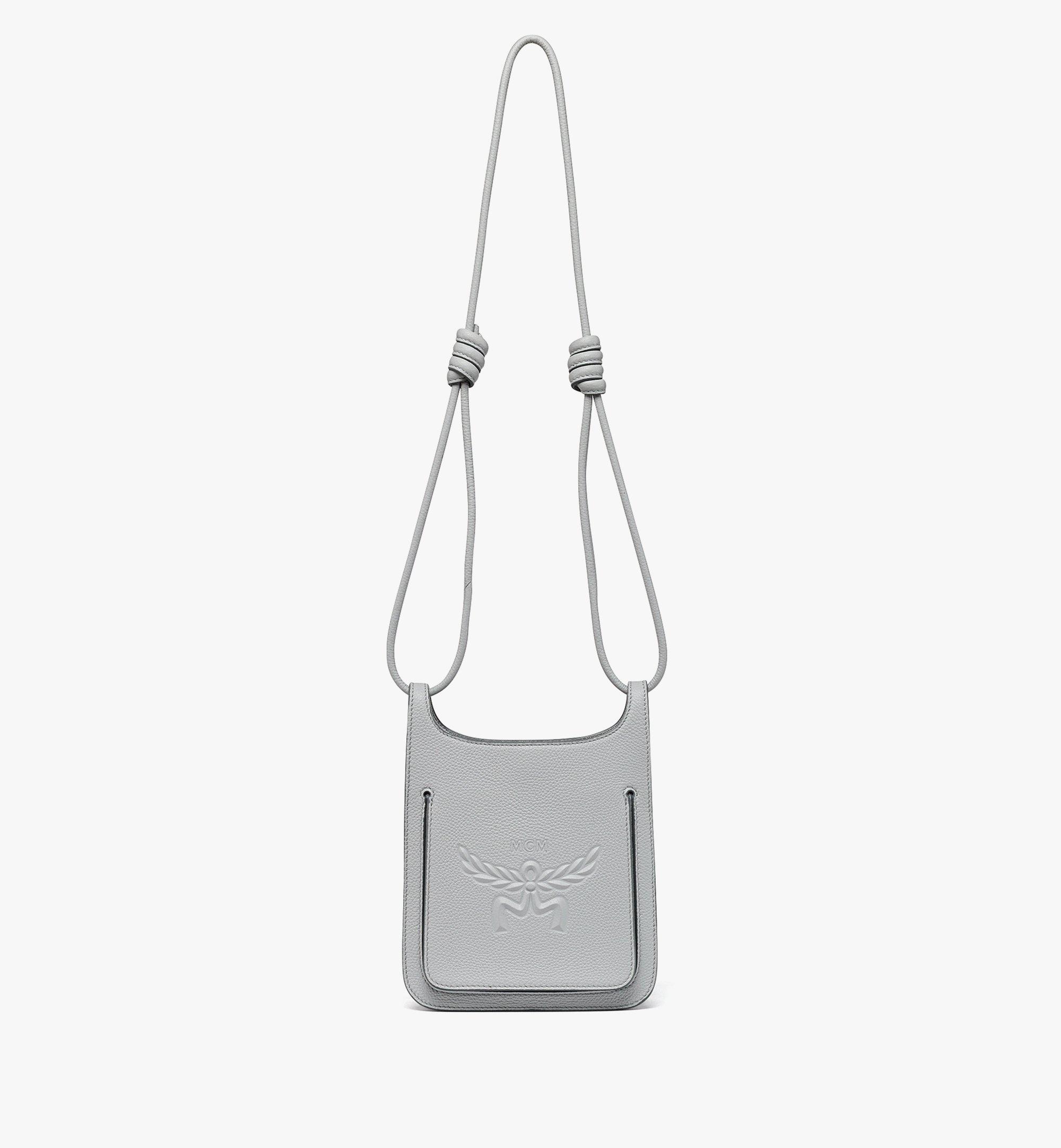 Himmel Hobo in Embossed Logo Leather