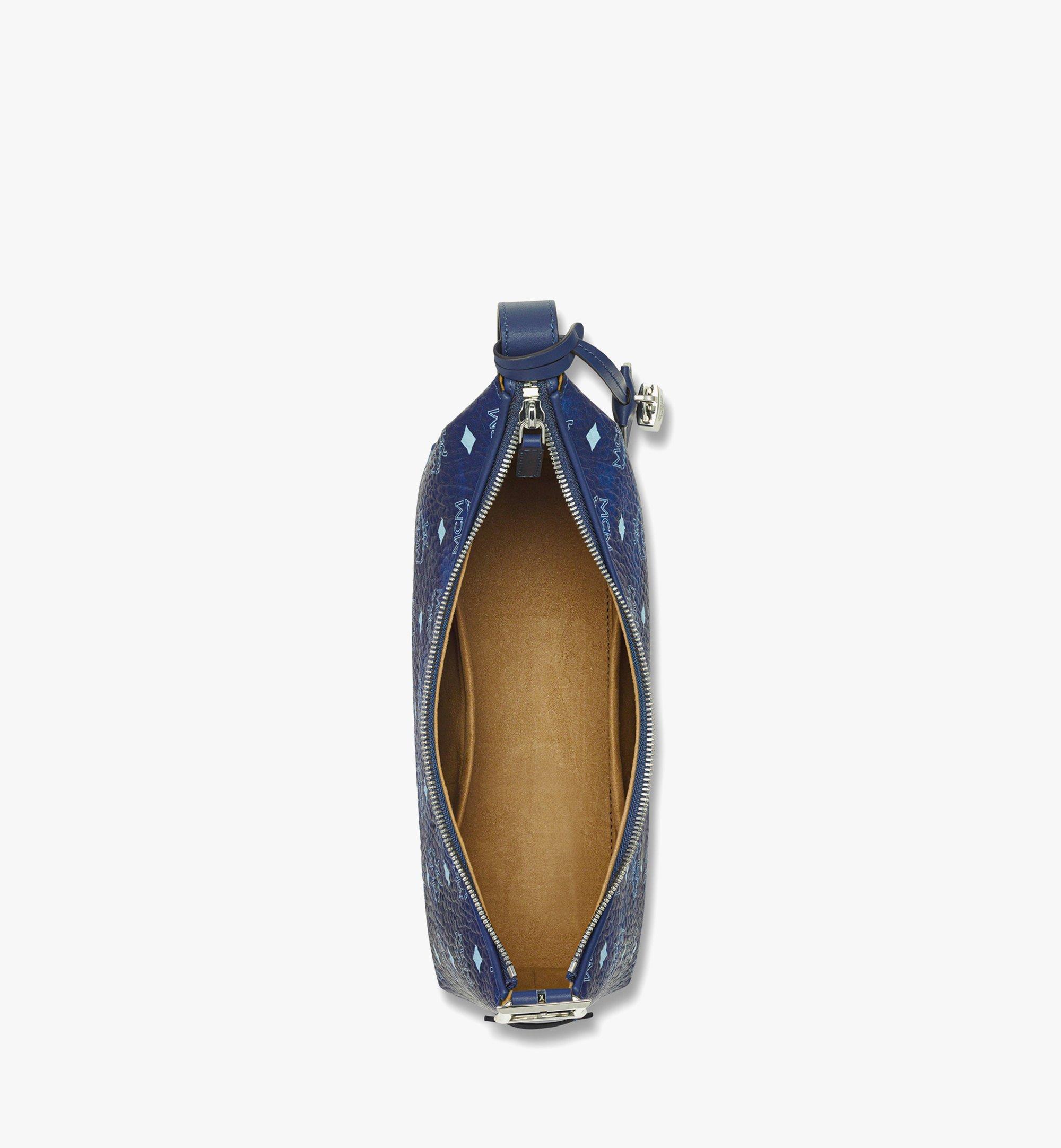 MCM Aren Hobo in Visetos Blue MWHESTA011F001 Alternate View 2