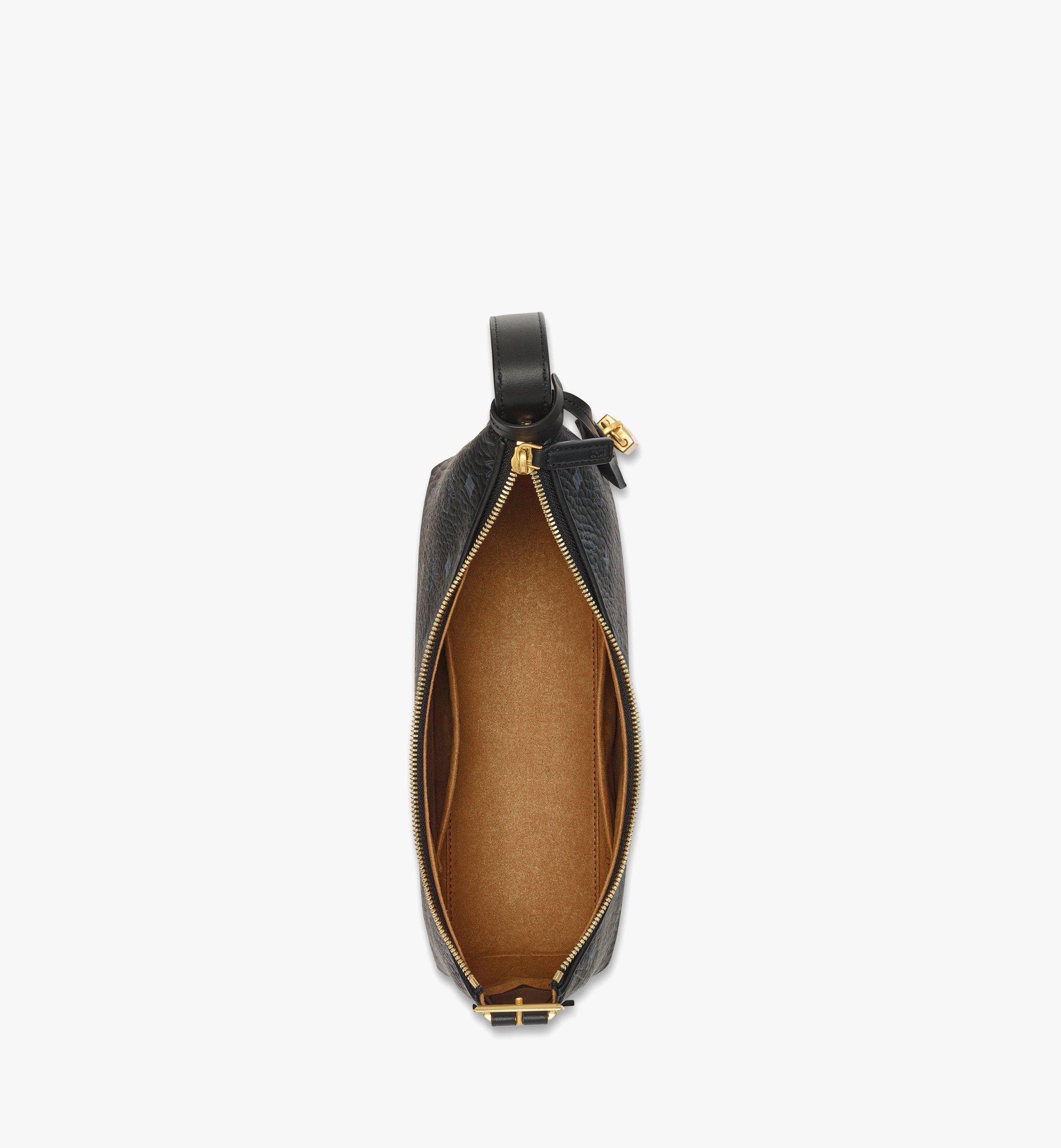 MCM Aren Hobo in Visetos Black MWHESTA01BK001 Alternate View 2