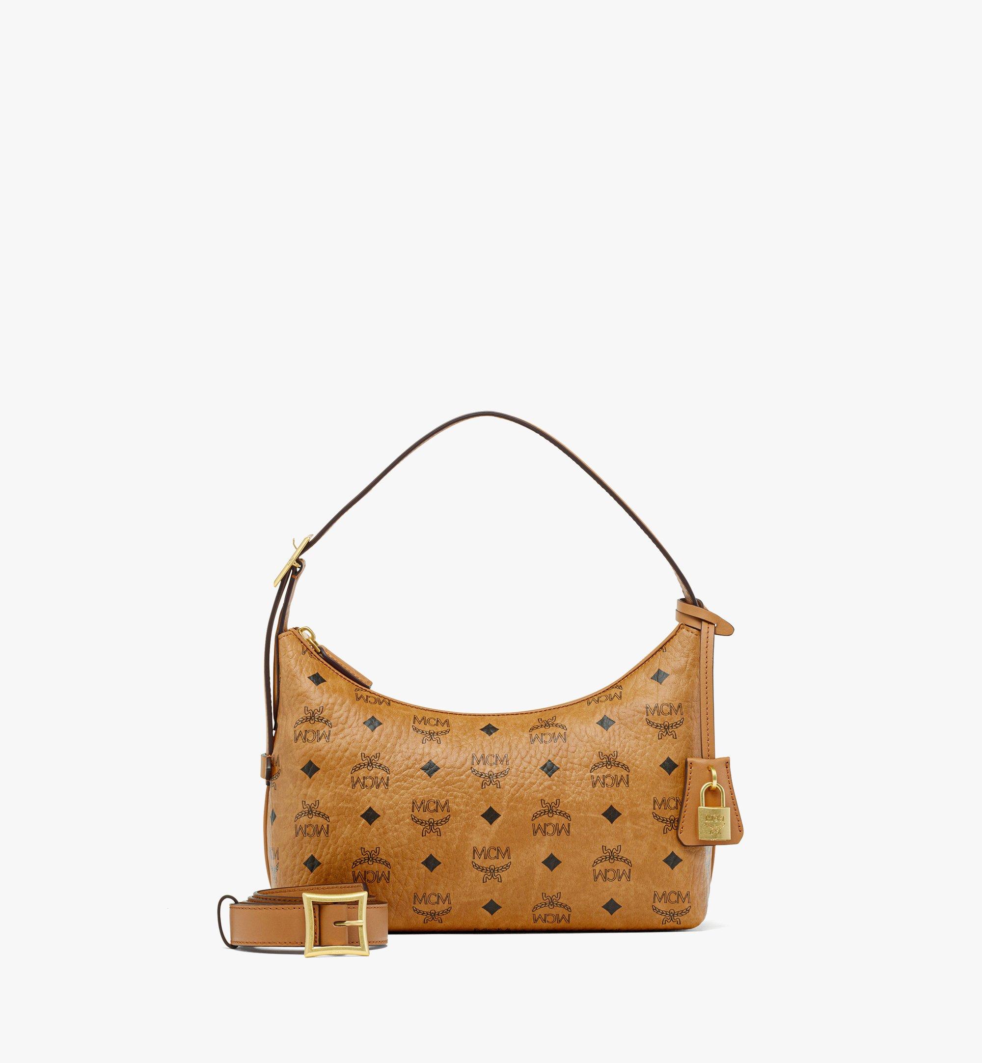 Small Aren Hobo in Visetos Cognac | MCM ®US