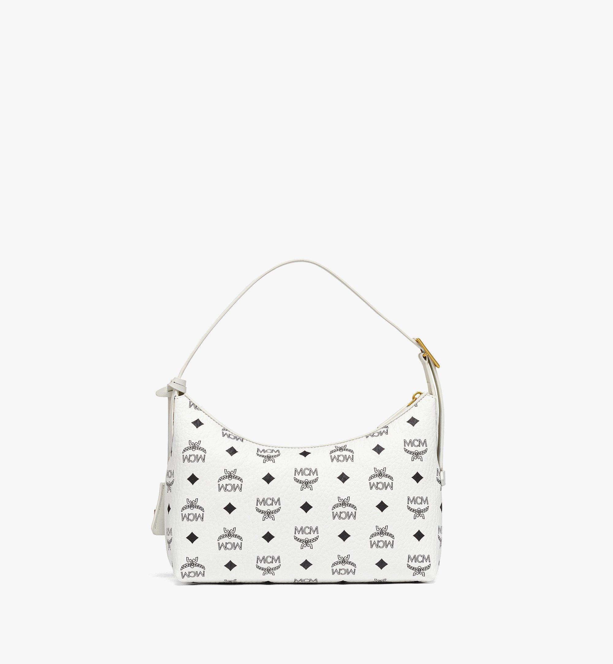 MCM Aren Visetos Hobo肩背包 White MWHESTA01WT001 更多视角 3
