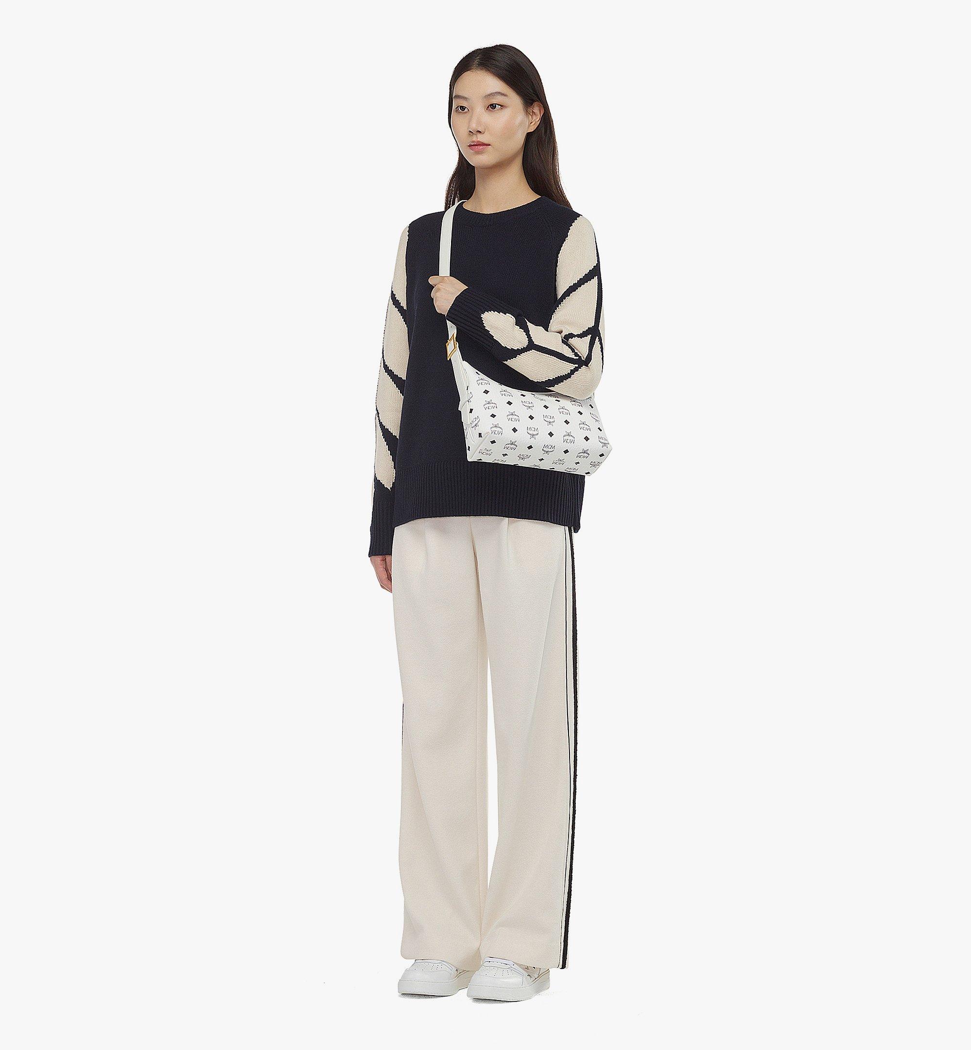 MCM Aren Visetos Hobo肩背包 White MWHESTA01WT001 更多视角 4