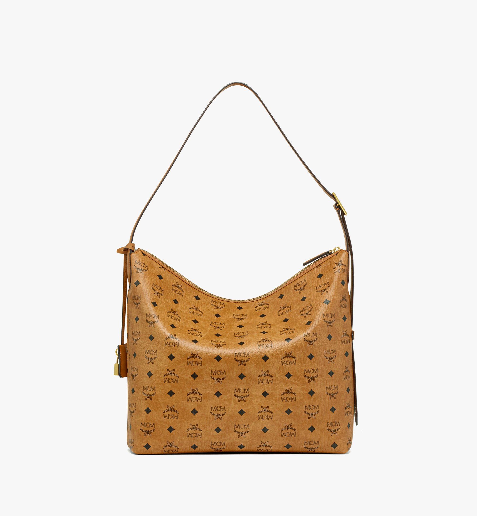 Large Aren Hobo in Visetos Cognac | MCM ®CA