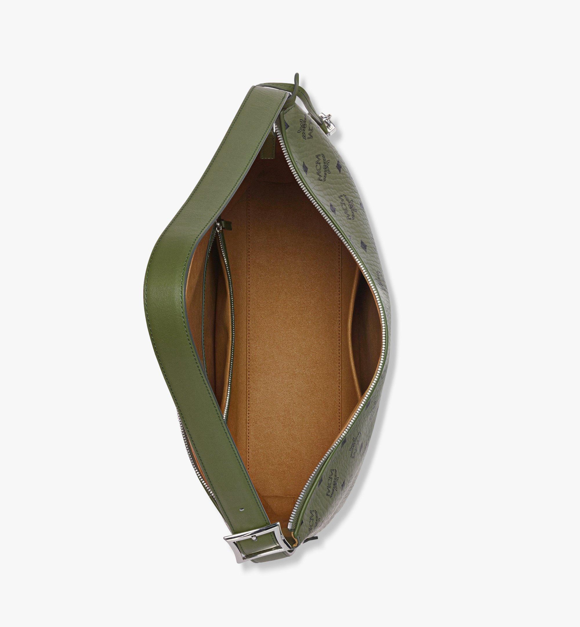 MCM Aren Hobo in Visetos Green MWHESTA02K8001 Plus de photos 2