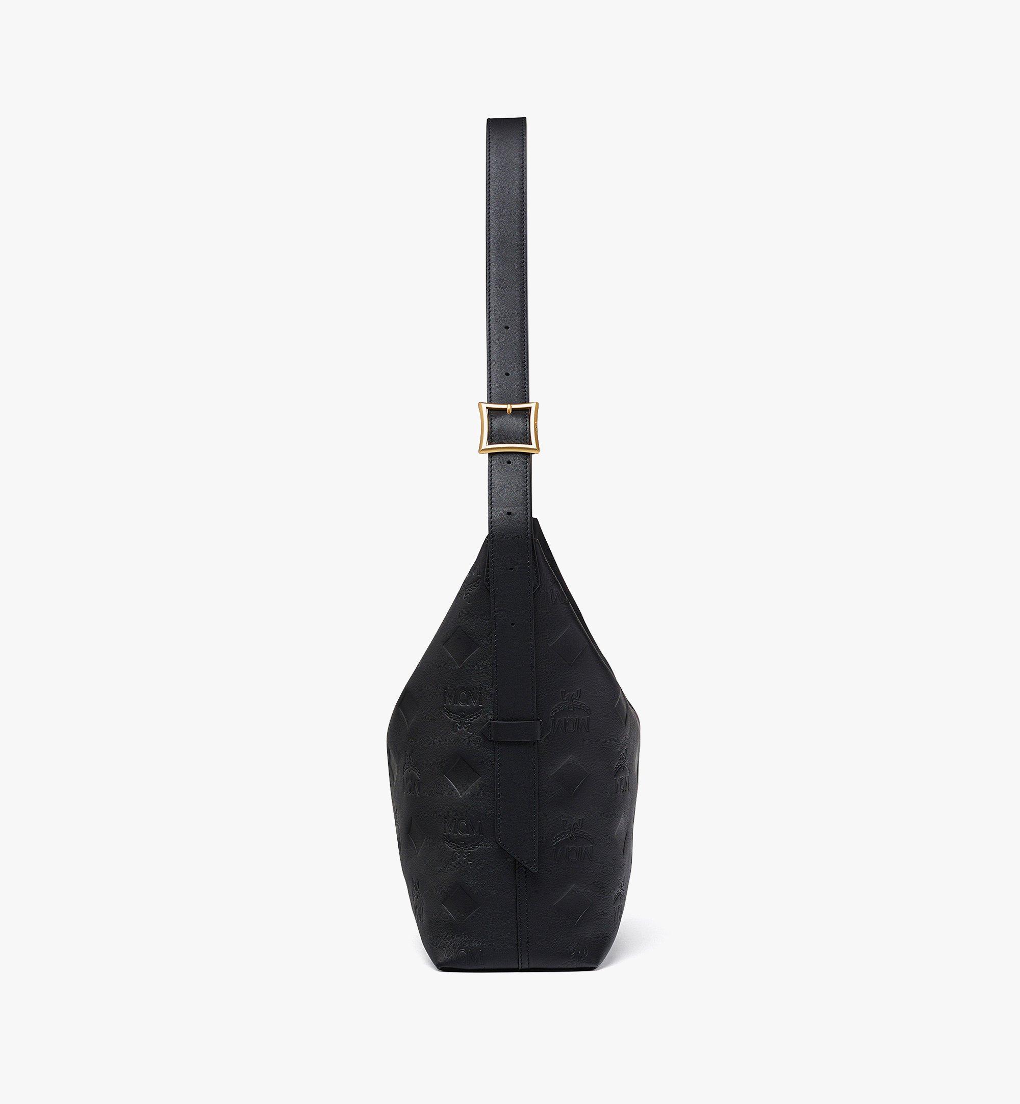 Large Aren Hobo in Maxi Monogram Leather Black | MCM ®US